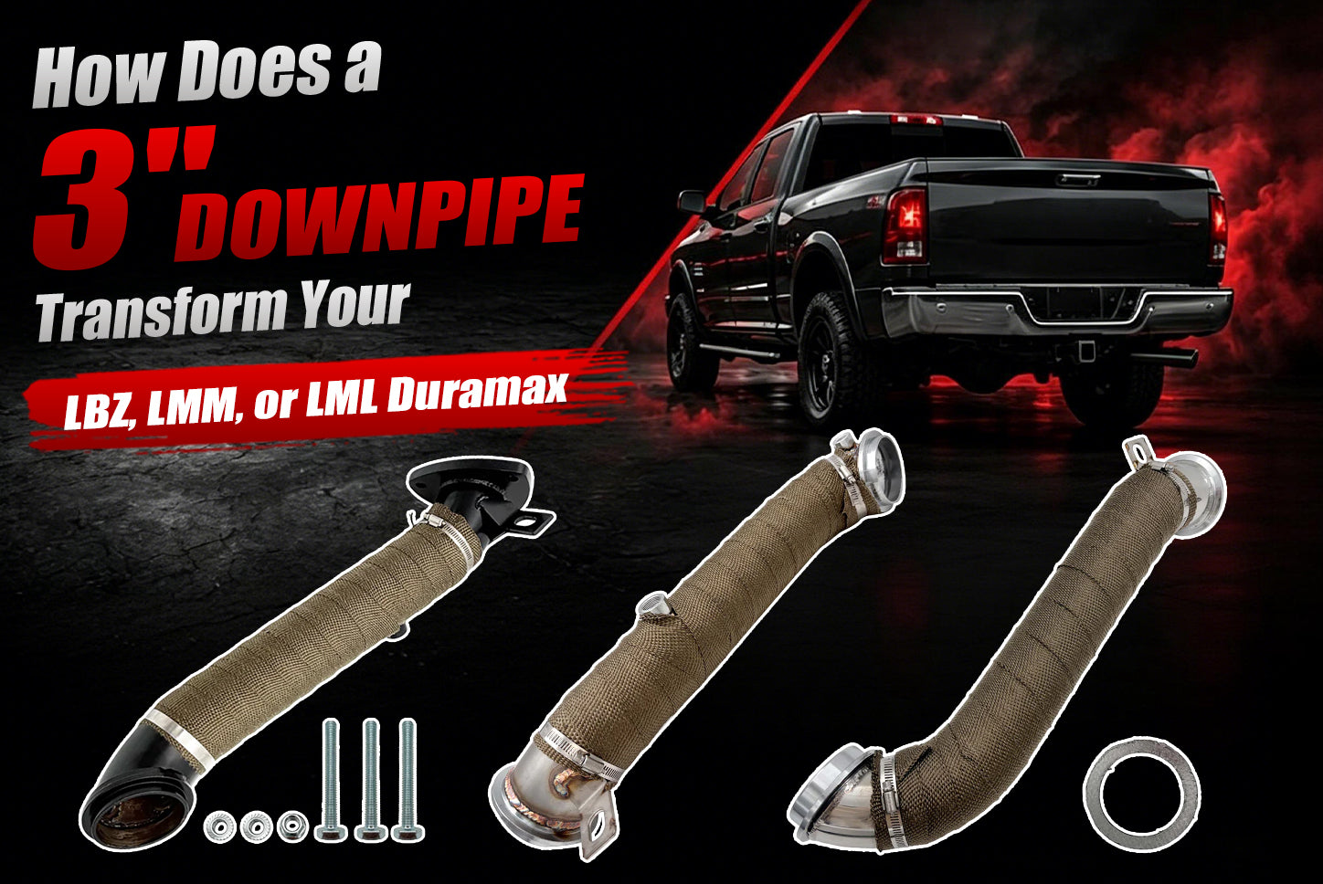 How Does a 3" Downpipe Transform Your LLY, LBZ, LMM, or LML Duramax?
