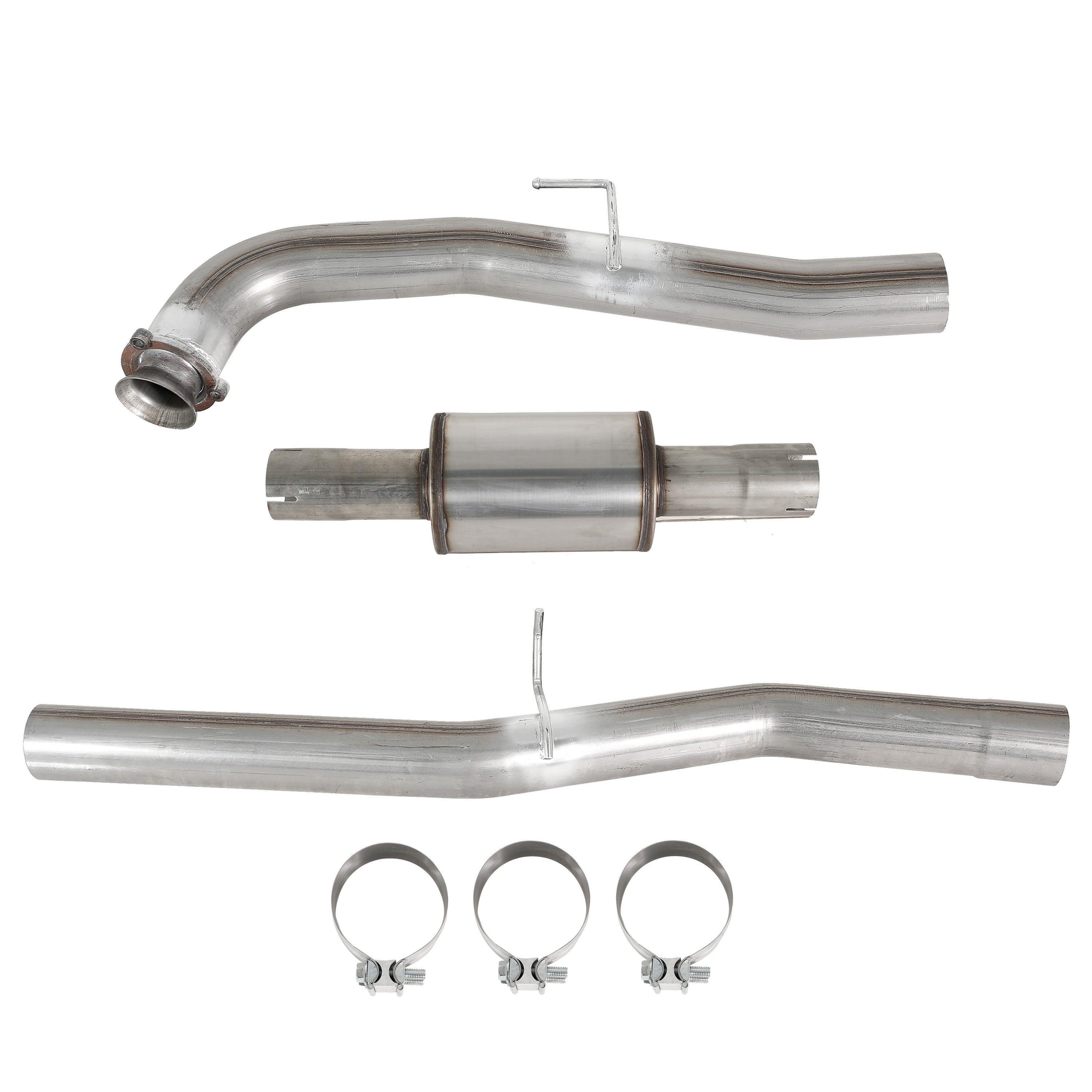2015.5-2016 6.6L Duramax LML 4" DPF & CAT Delete Pipe & EGR Cooler Delete Kit