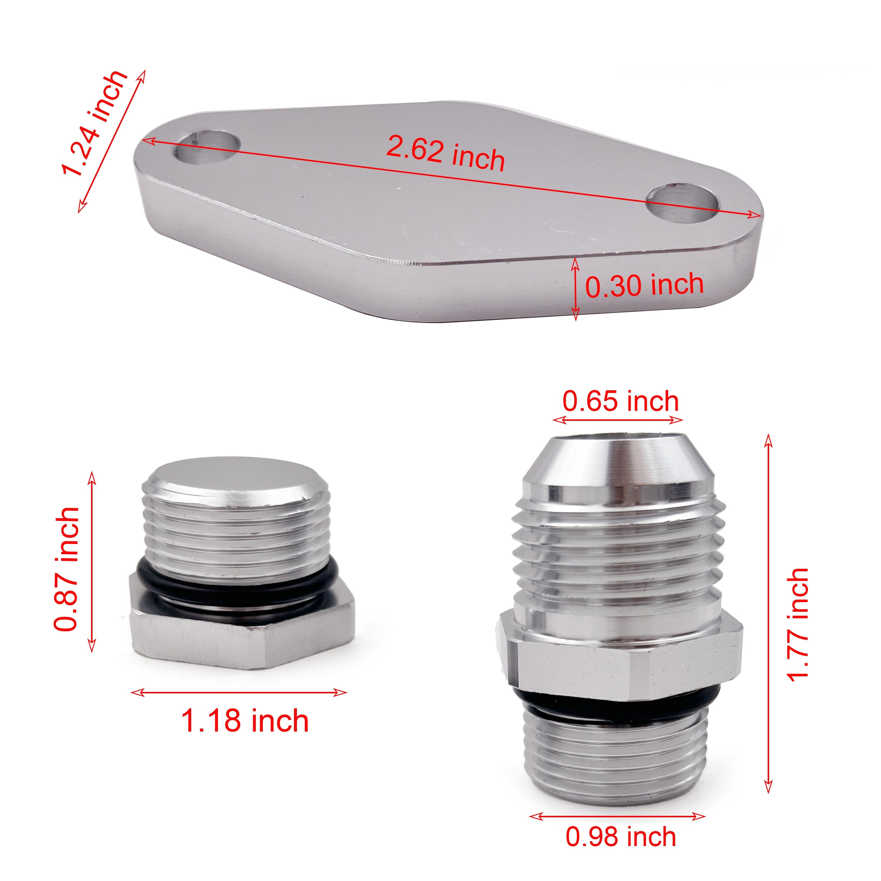 2017-2024 6.6L Chevy Duramax  L5P CCV Reroute/delete kit