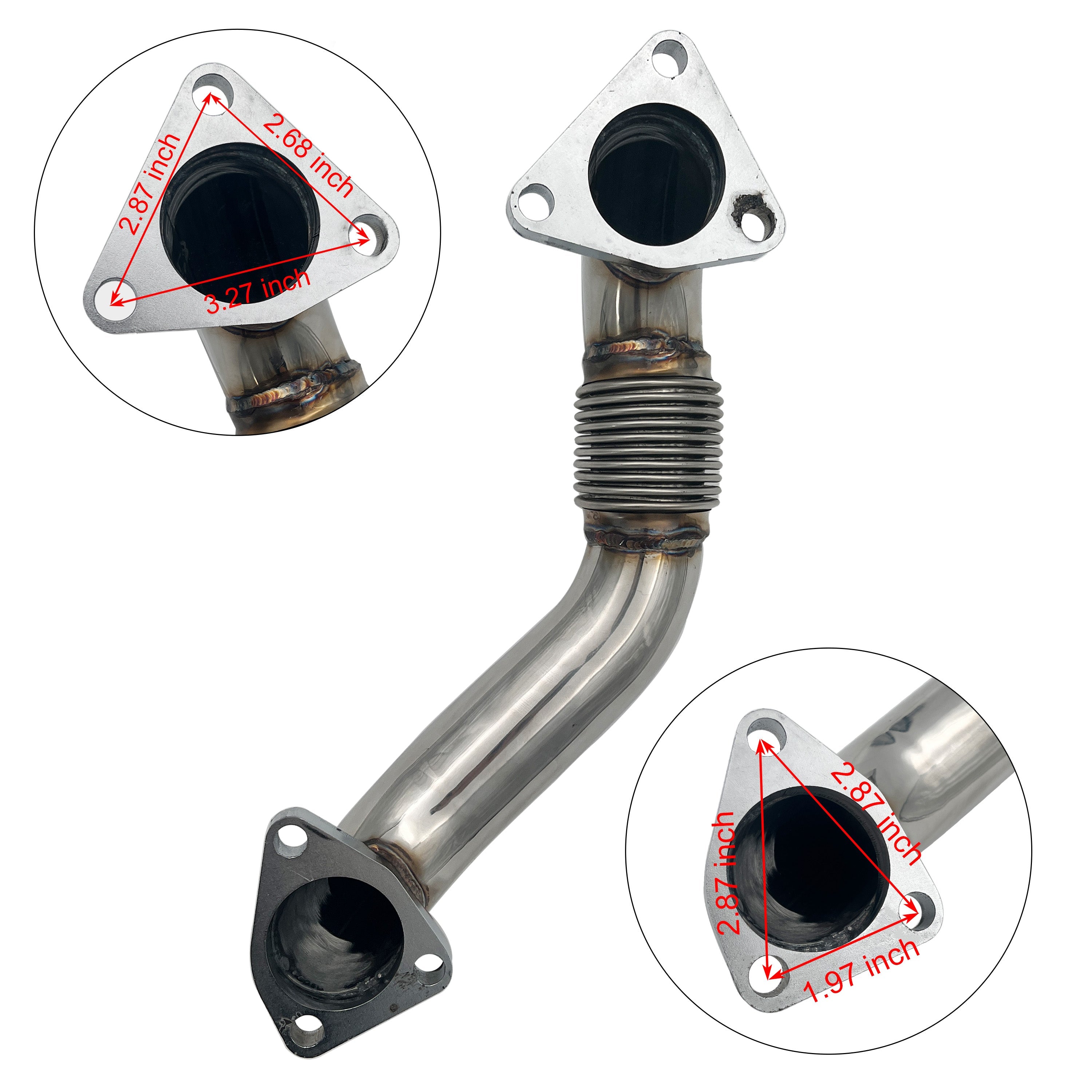 2011-2016 6.6L Chevy Duramax LML Up-Pipe & EGR Cooler Delete Kit (Passenger Side)