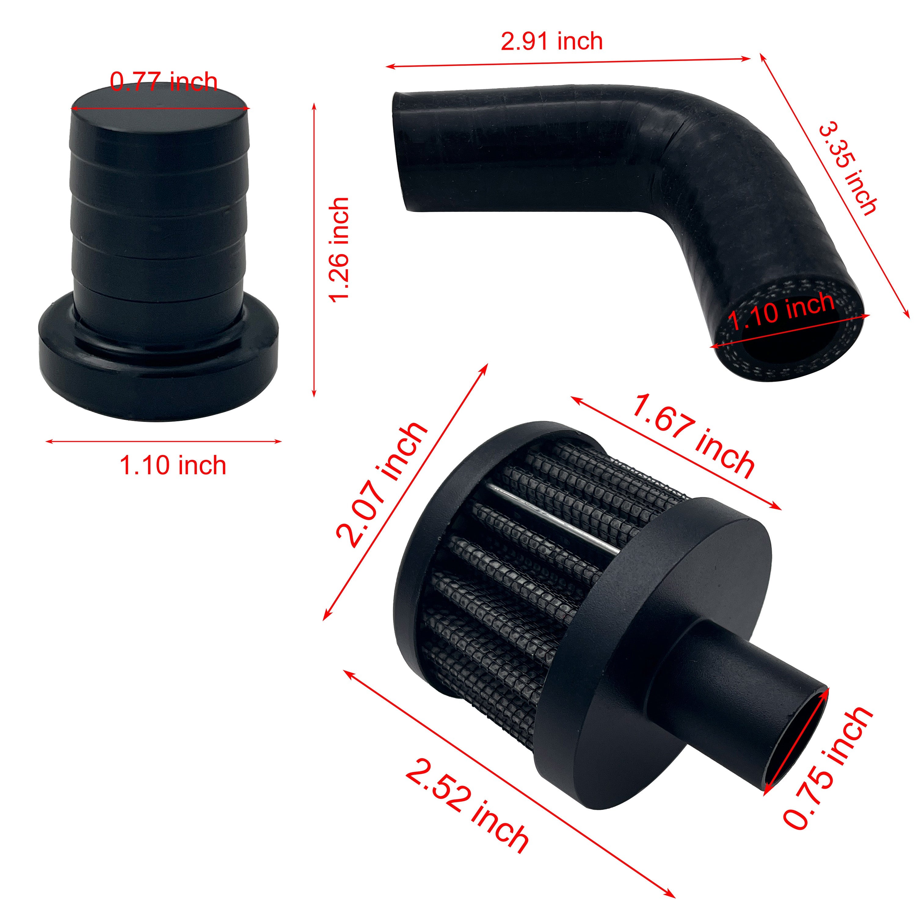 2010-2012 6.7L Ram 4" DPF/DEF/EGR/CCV Delete Kit