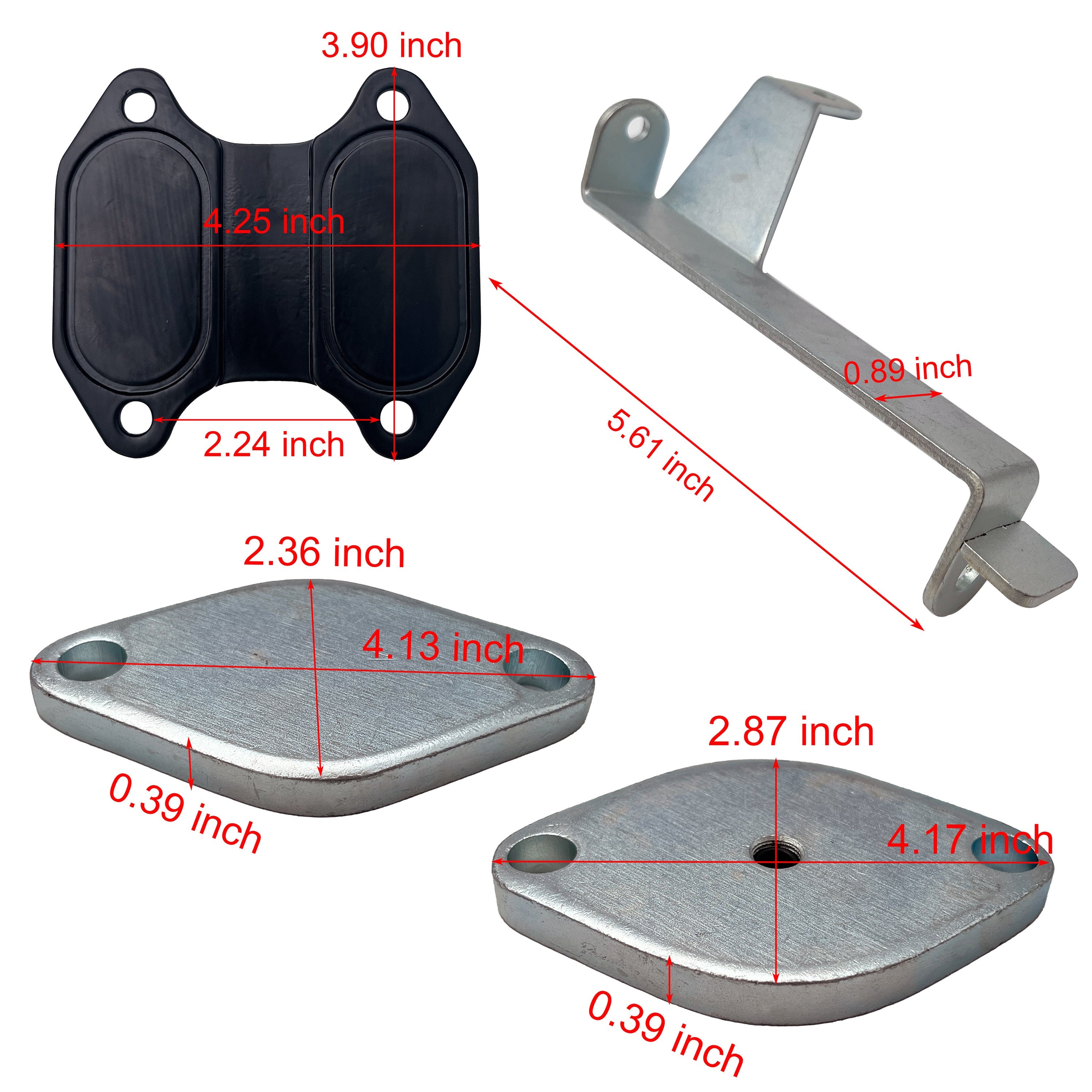 2007.5-2009 6.7L RAM 4" DPF Delete Race Pipe & EGR Delete kit