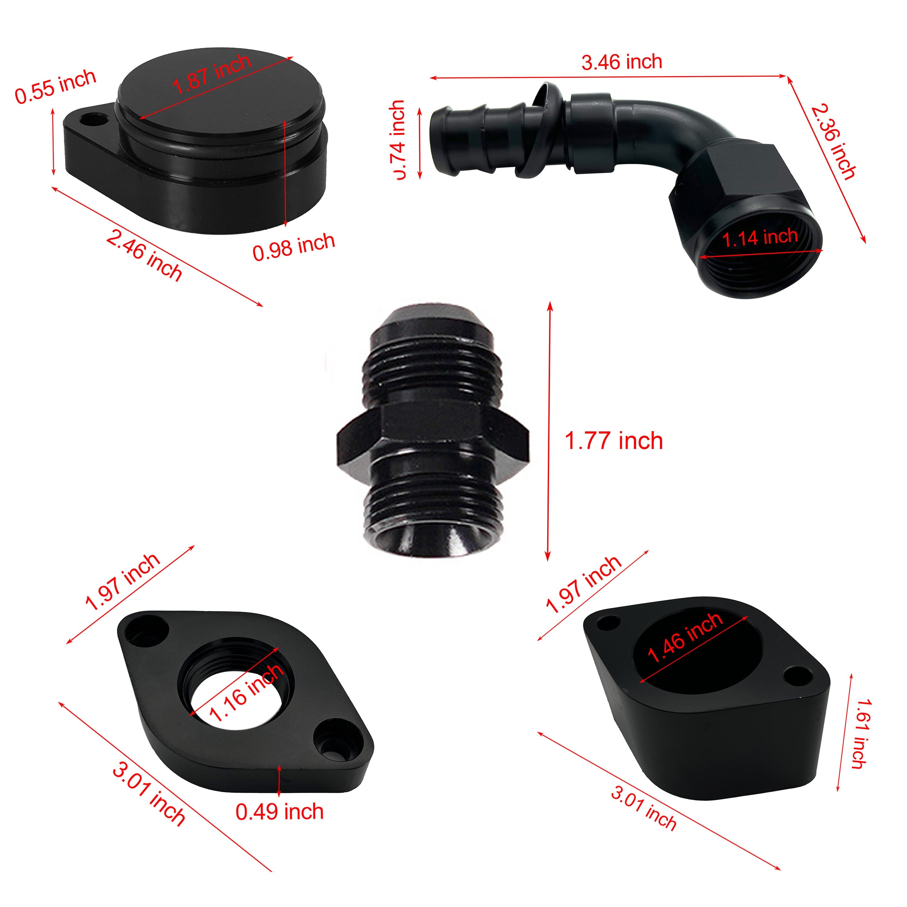 2011-2019 6.7L Ford Powerstroke 5" DPF/EGR/DEF/CCV Delete Kit