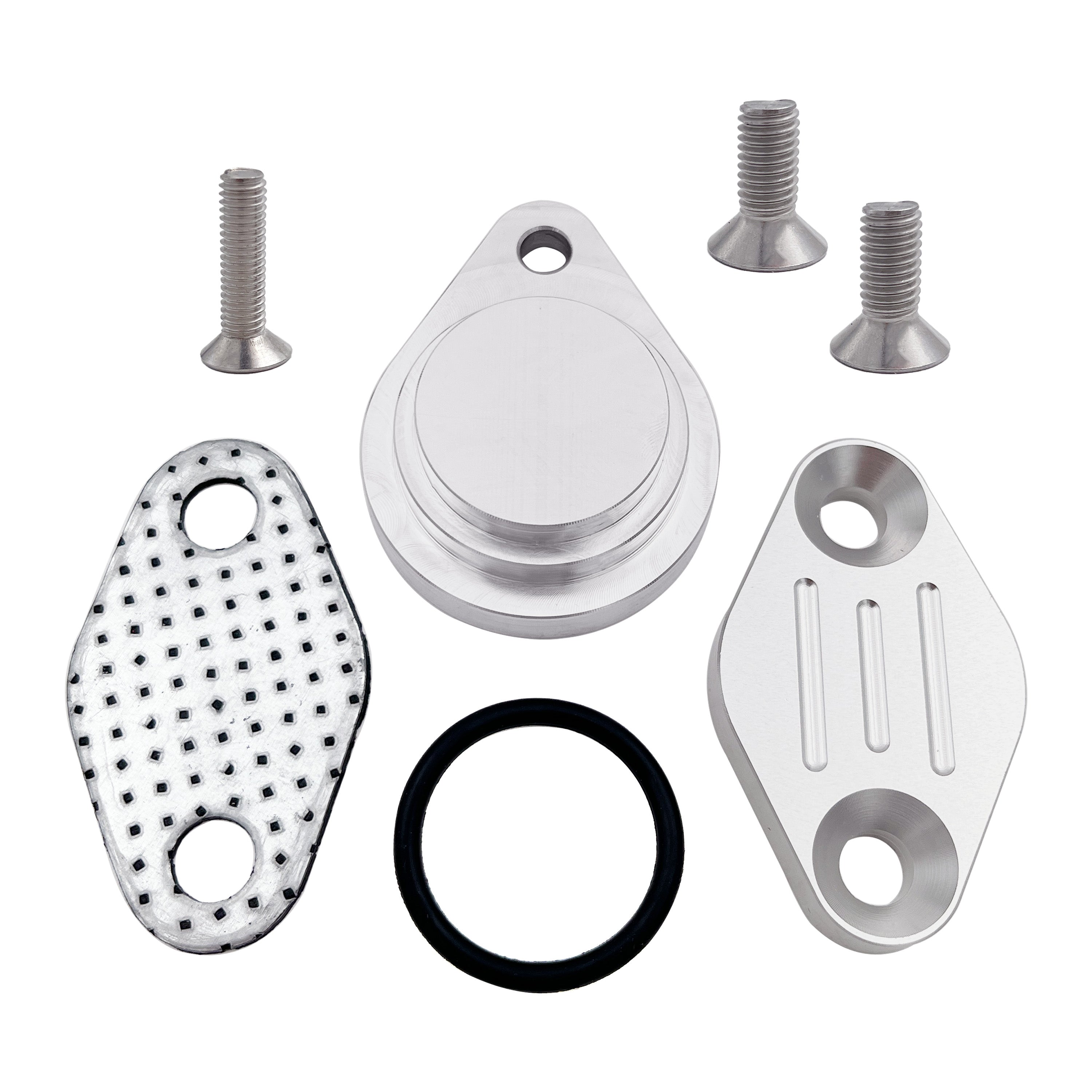 4.8L 5.3L 6.0L LSX Silverado EGR Delete Plug Intake Exhaust Block Off Plate