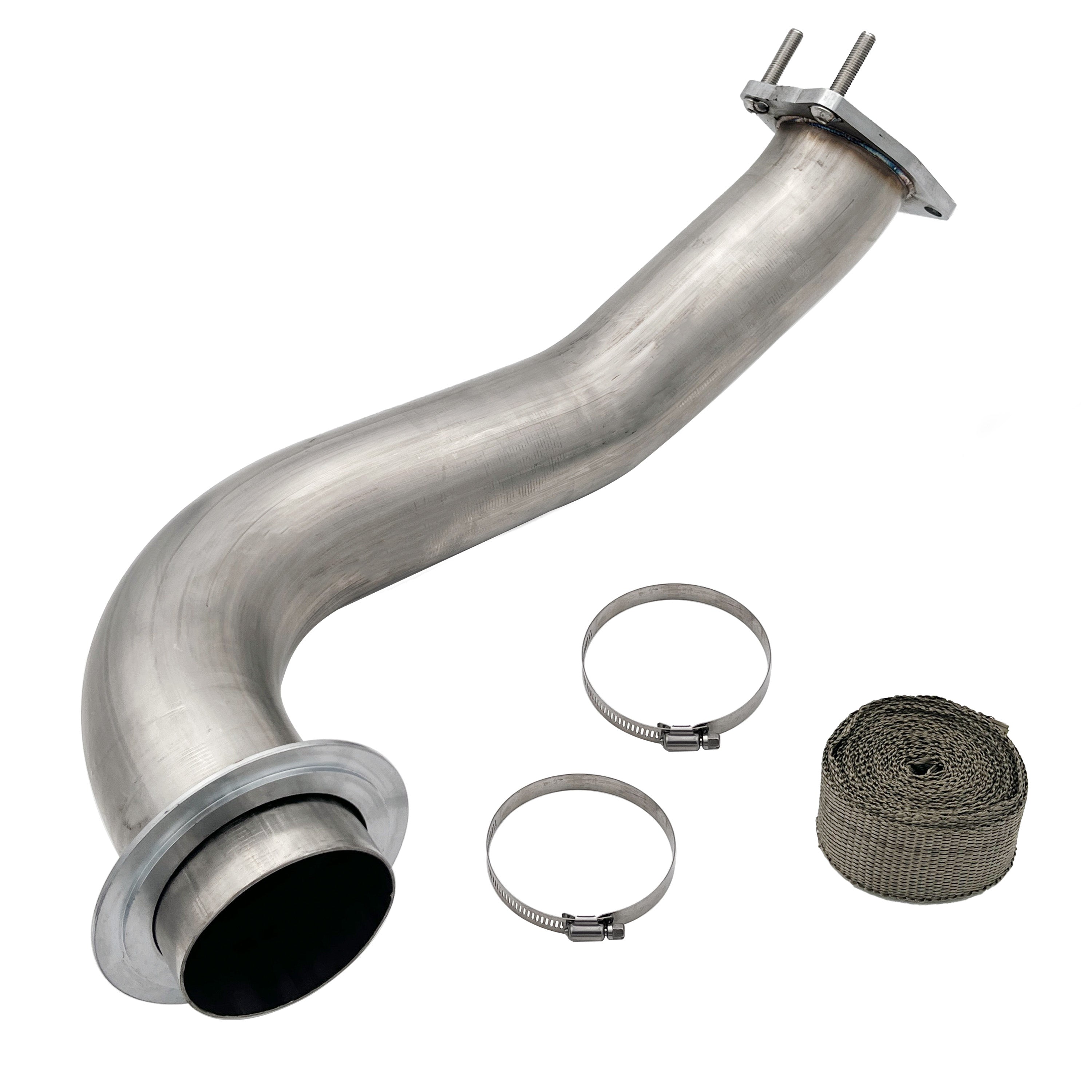 2017-2019 6.6L Duramax L5P 4" DPF Delete pipe & 3.5" Downpipe w/EGR Delete kit
