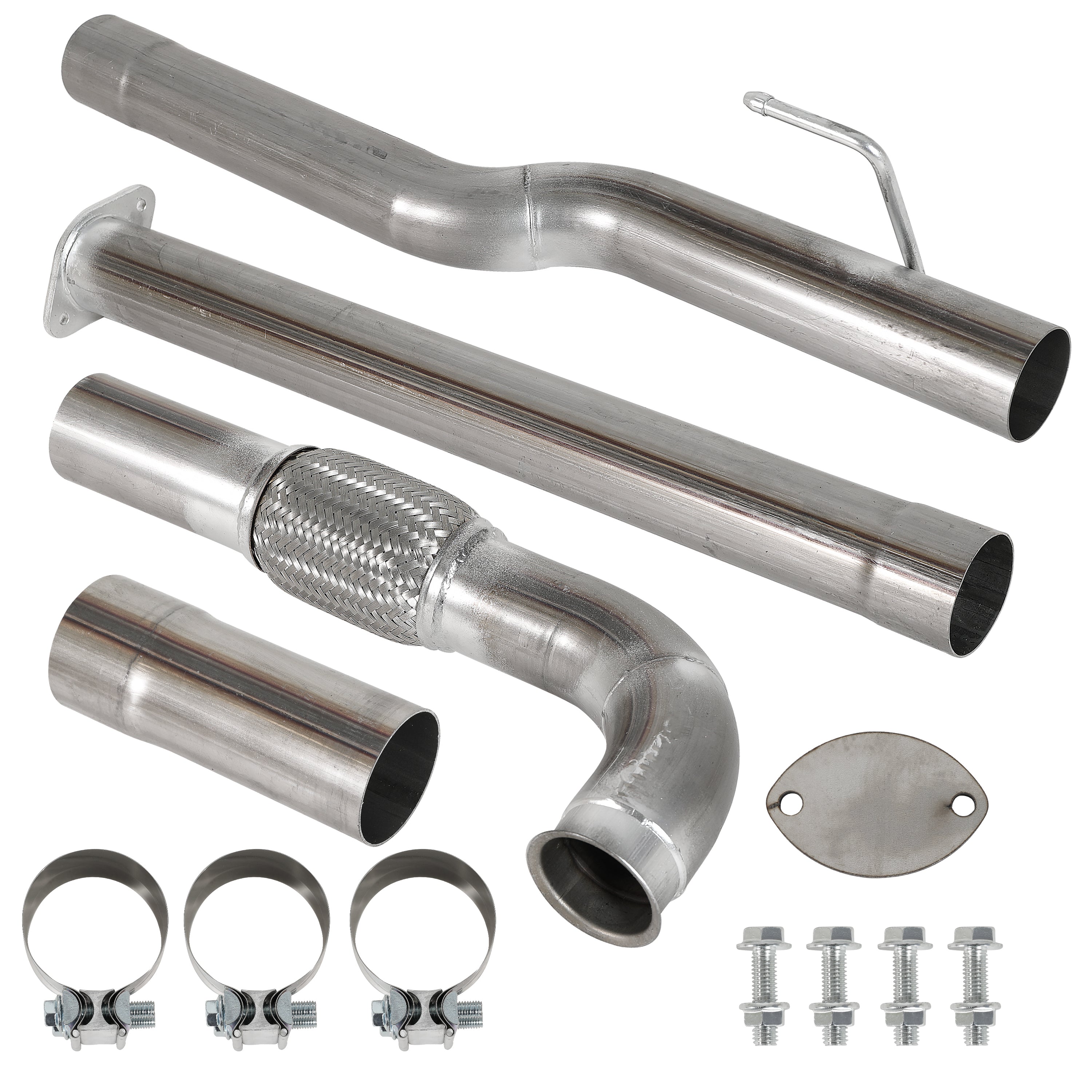 2020-2024 3.0L RAM 1500 Ecodiesel 3" DPF Delete Race Exhaust pipe