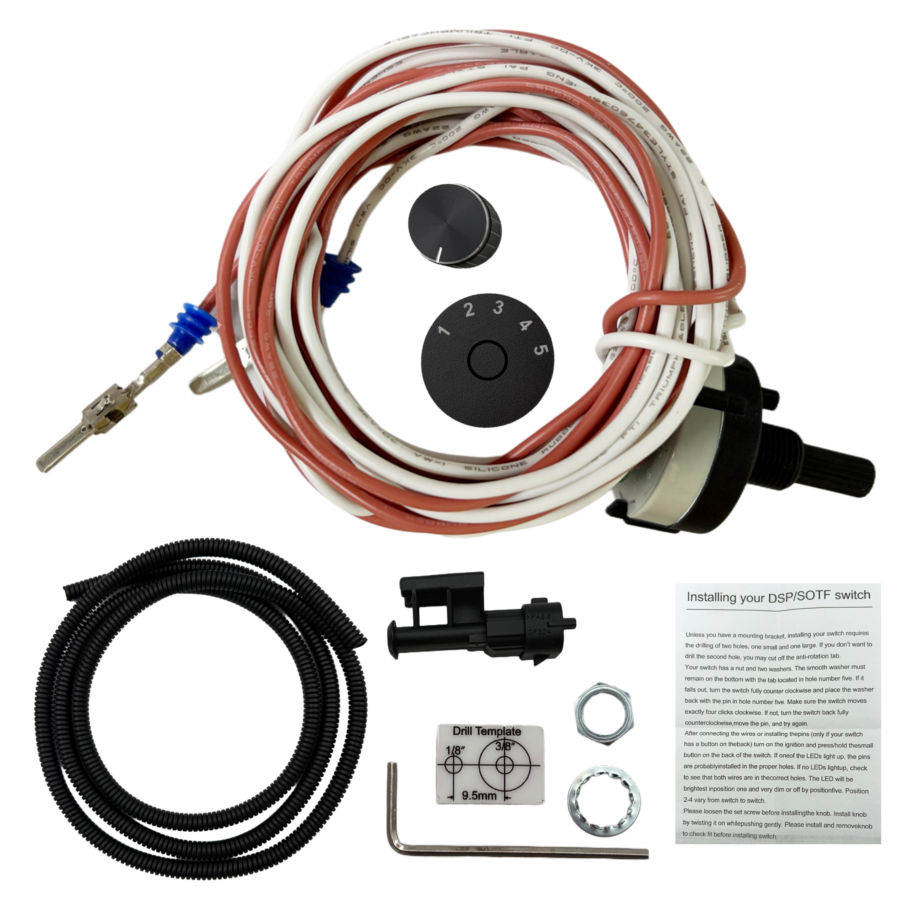 2011-2014 6.7L Ford Powerstroke SOTF Switch w/Connector