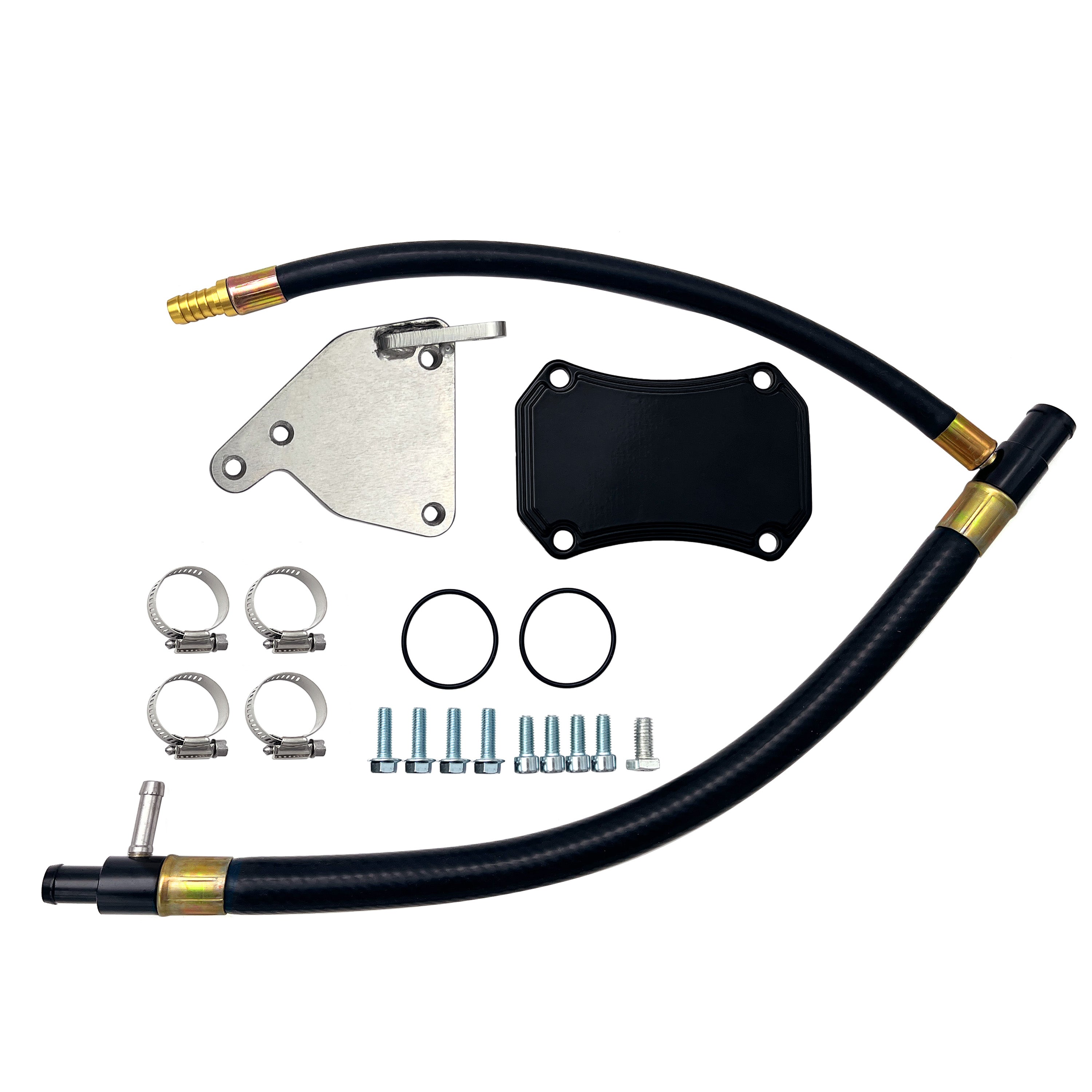 2011-2016 6.6L Chevy Duramax LML Up-Pipe & EGR Cooler Delete Kit (Passenger Side)