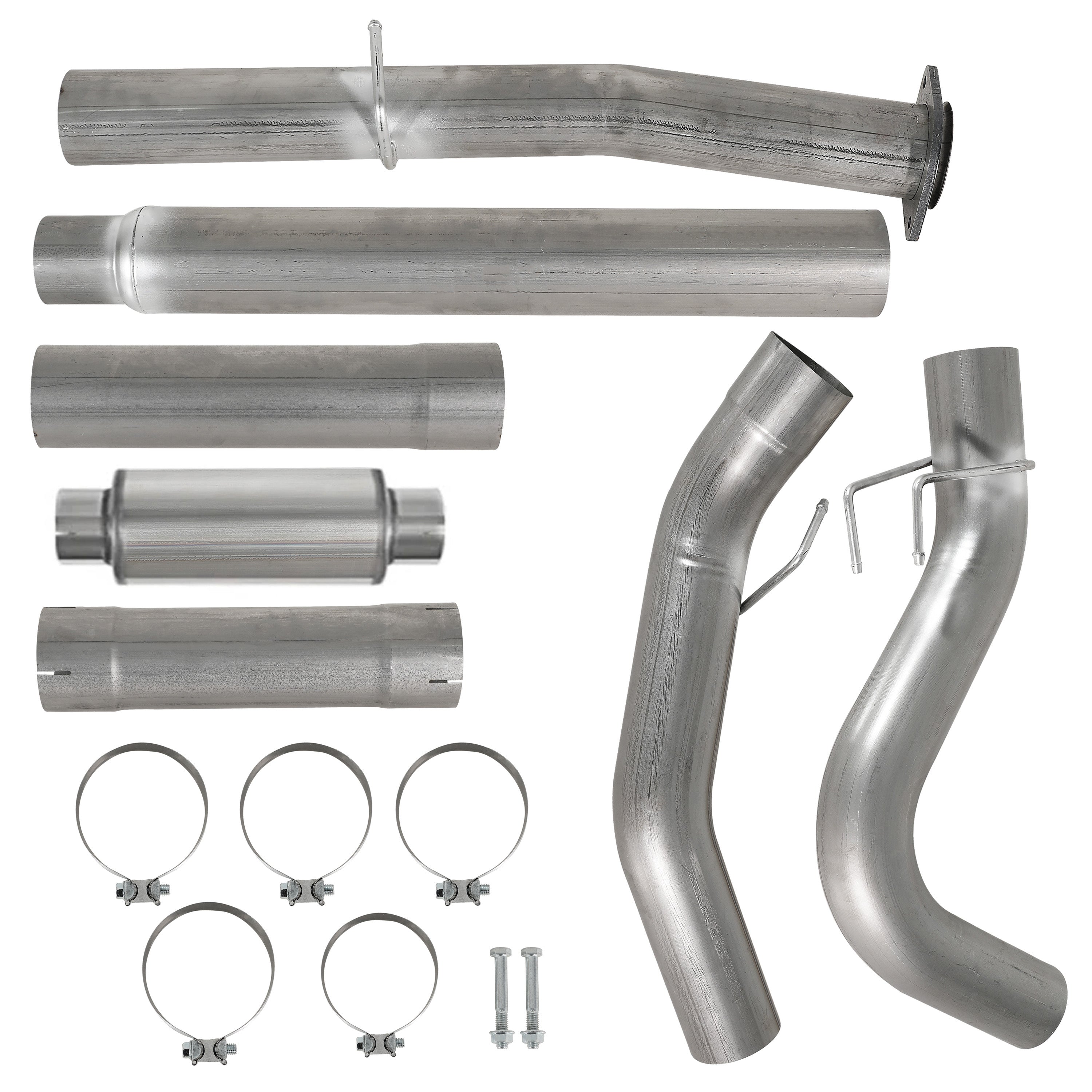 2008-2010 6.4L Ford Powerstroke 5" Dp-Back DPF Delete Pipe & EGR Delete Kit
