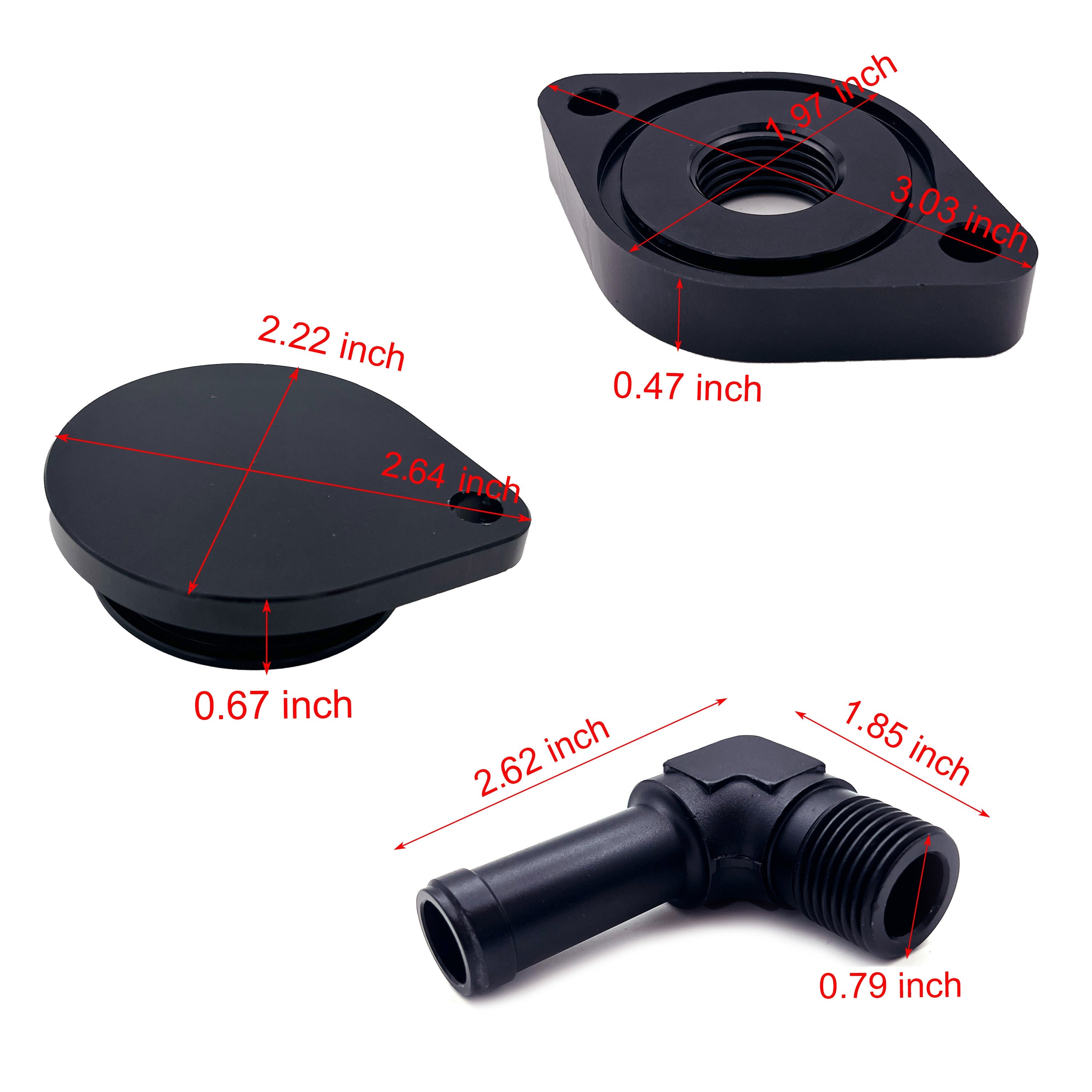 2011-2023 6.7L Ford Powerstroke CCV/PCV Reroute/Delete Engine Ventilation Kit