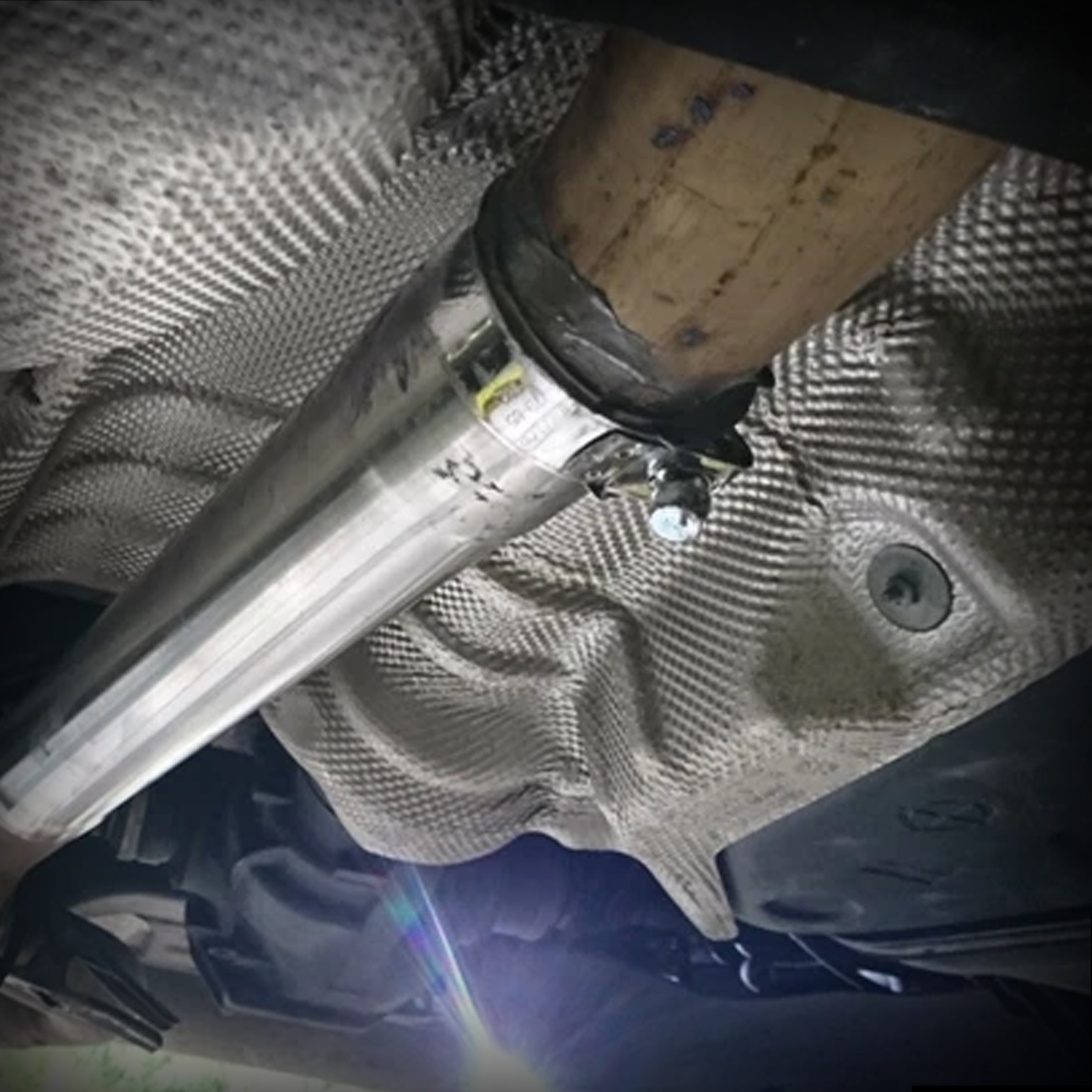 4" Straight Exhaust Pipe 30" Length for Diesel Exhaust Pipe Universal