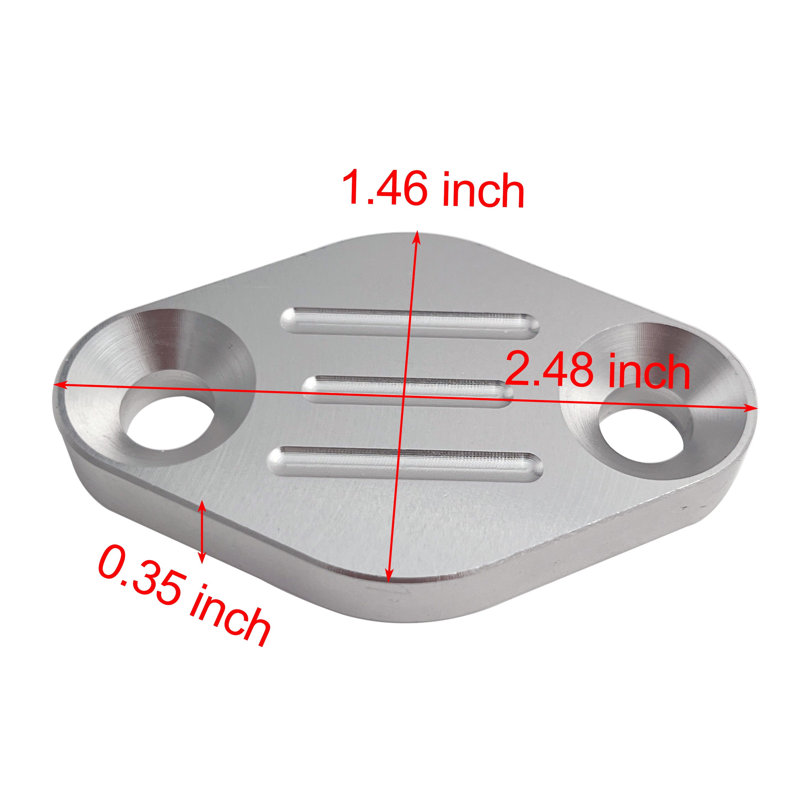 4.8L 5.3L 6.0L LSX Silverado EGR Delete Plug Intake Exhaust Block Off Plate