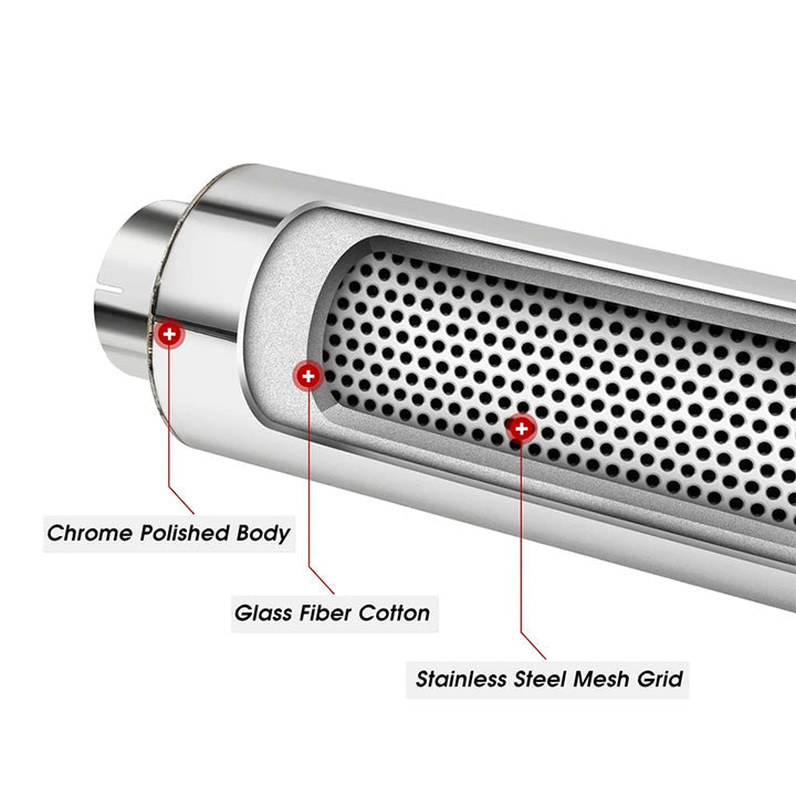 4" Stainless Steel Muffler 20" Overall Length for Diesel Exhaust Generic