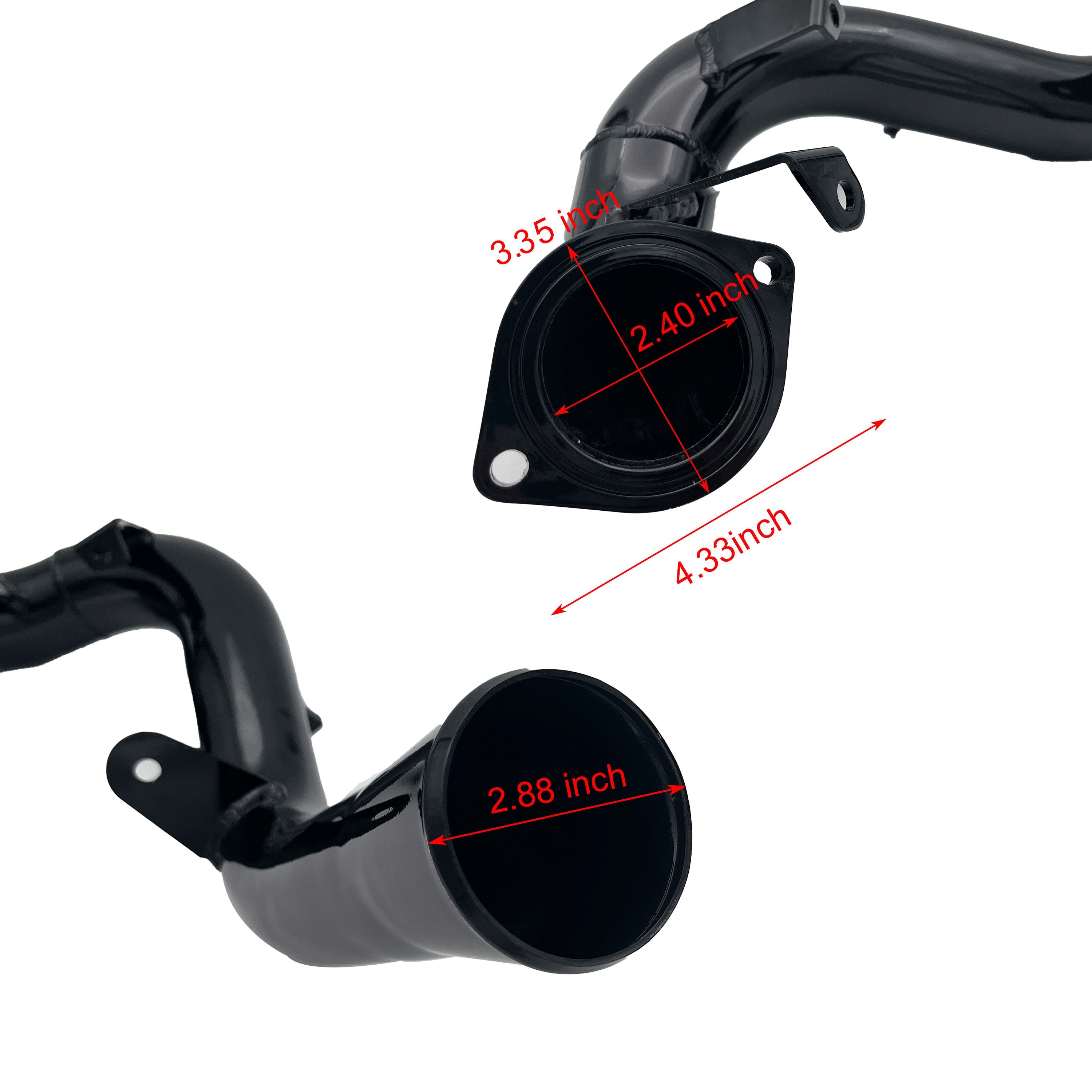 2007-2010 6.6L Duramax LMM EGR Delete Kit High Flow Intake Elbow Pipe Tube