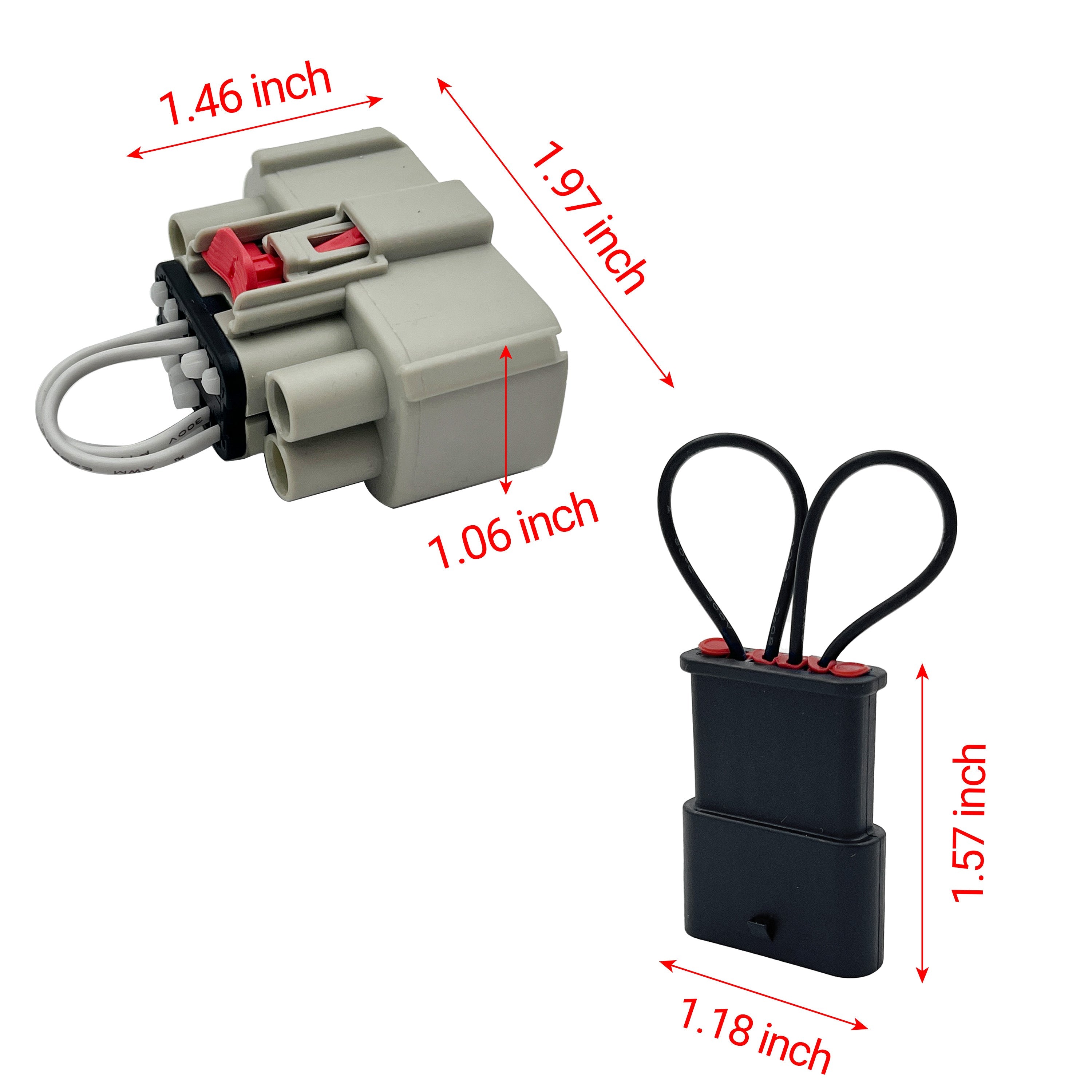 2017-2019 L5P Duramax Diesel 4pcs Can Bus Plugs Connector