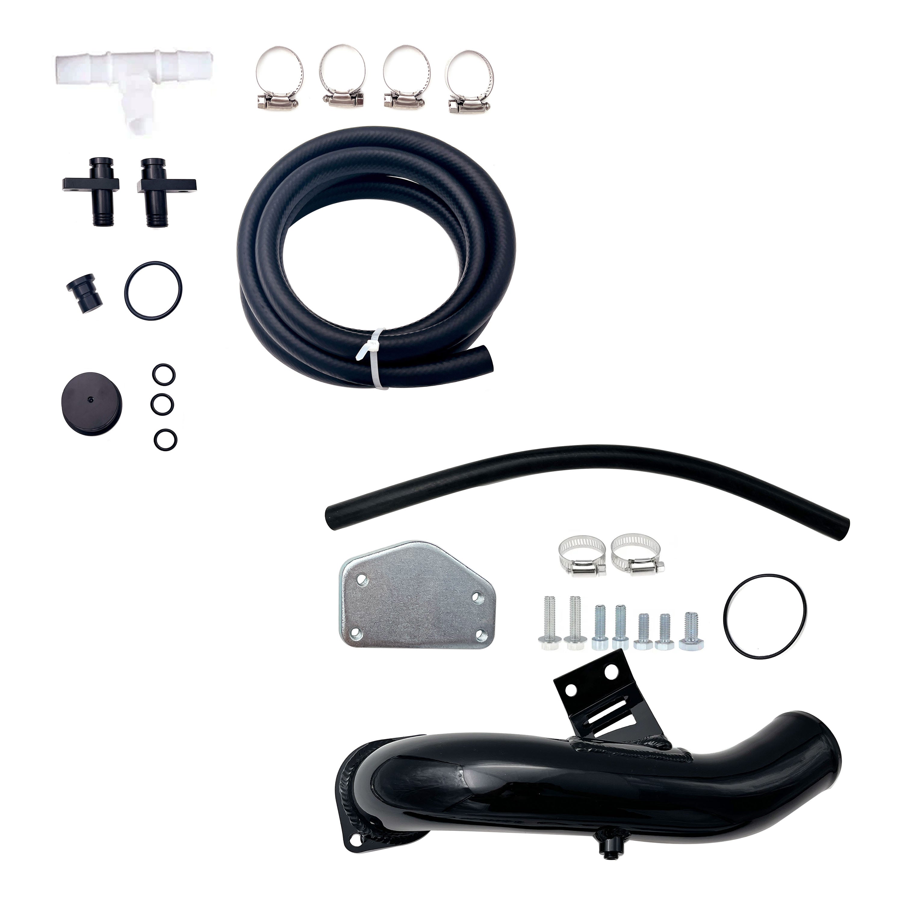 2004-2005 6.6L Duramax LLY CV PCV Reroute & EGR Delete Kit