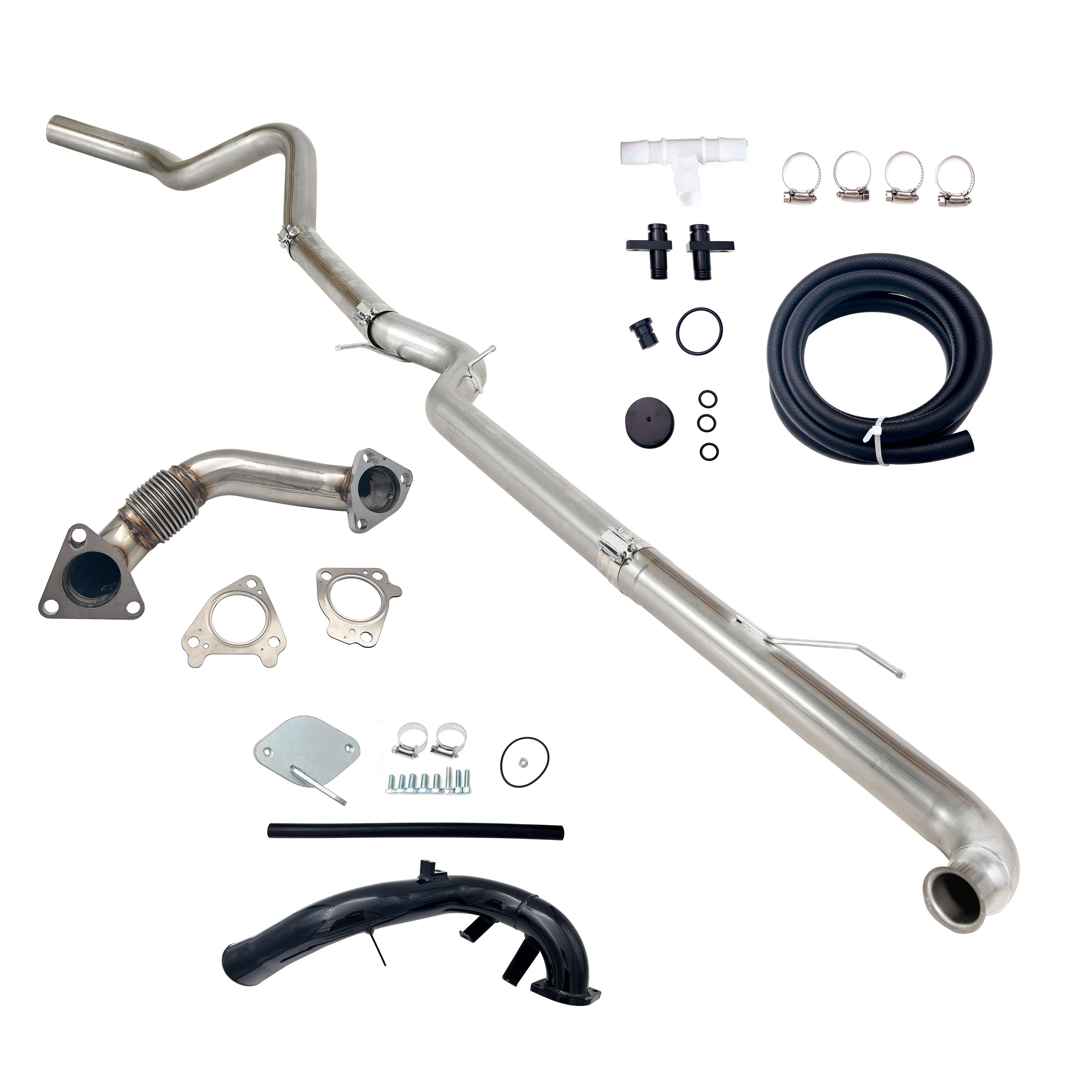 2007.5-2010 6.6L Duramax LMM 4"/5" Dp-back DPF pipe & EGR delete kit