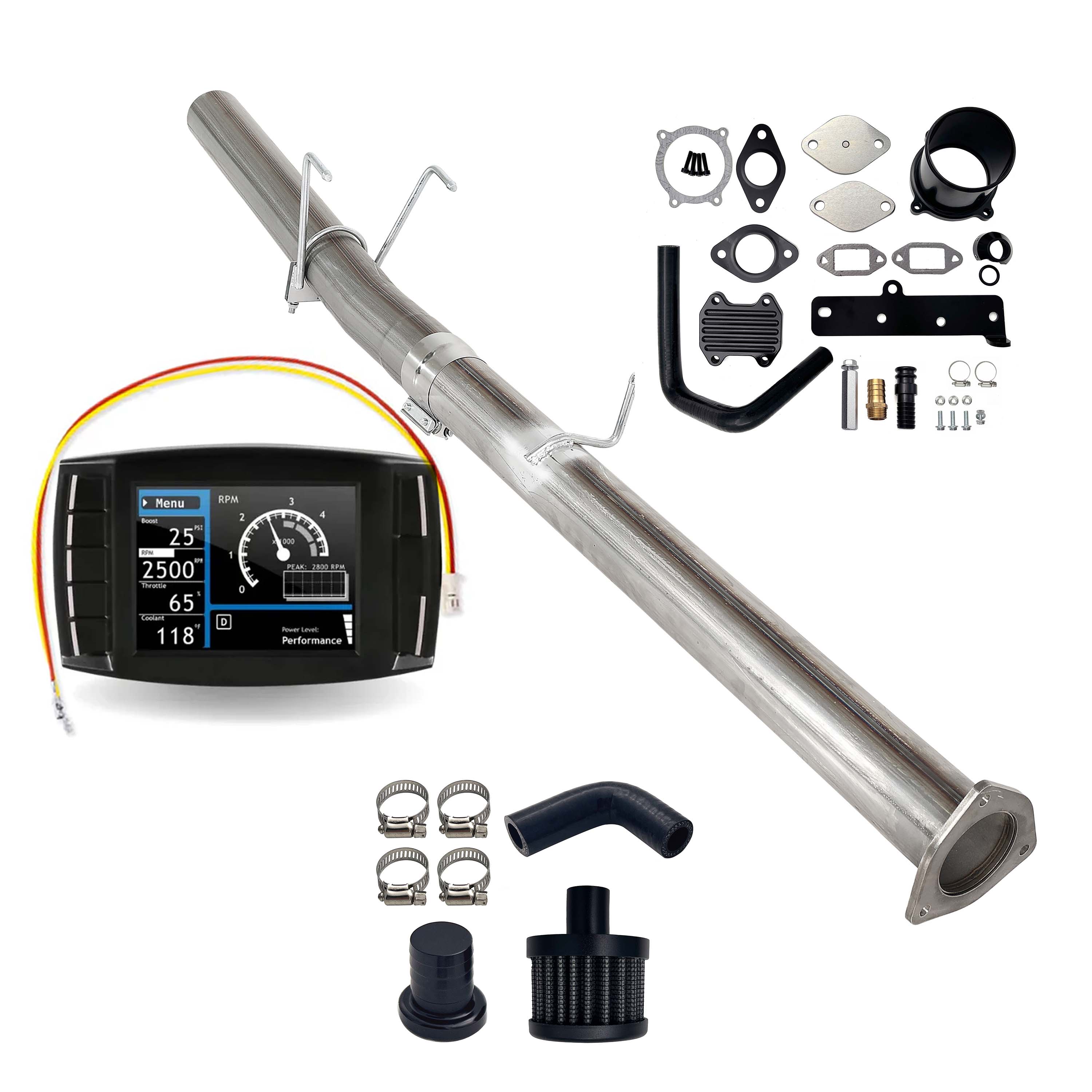 2013-2018 6.7L Ram 4" DPF/EGR/CCV Delete All-in-One Kit