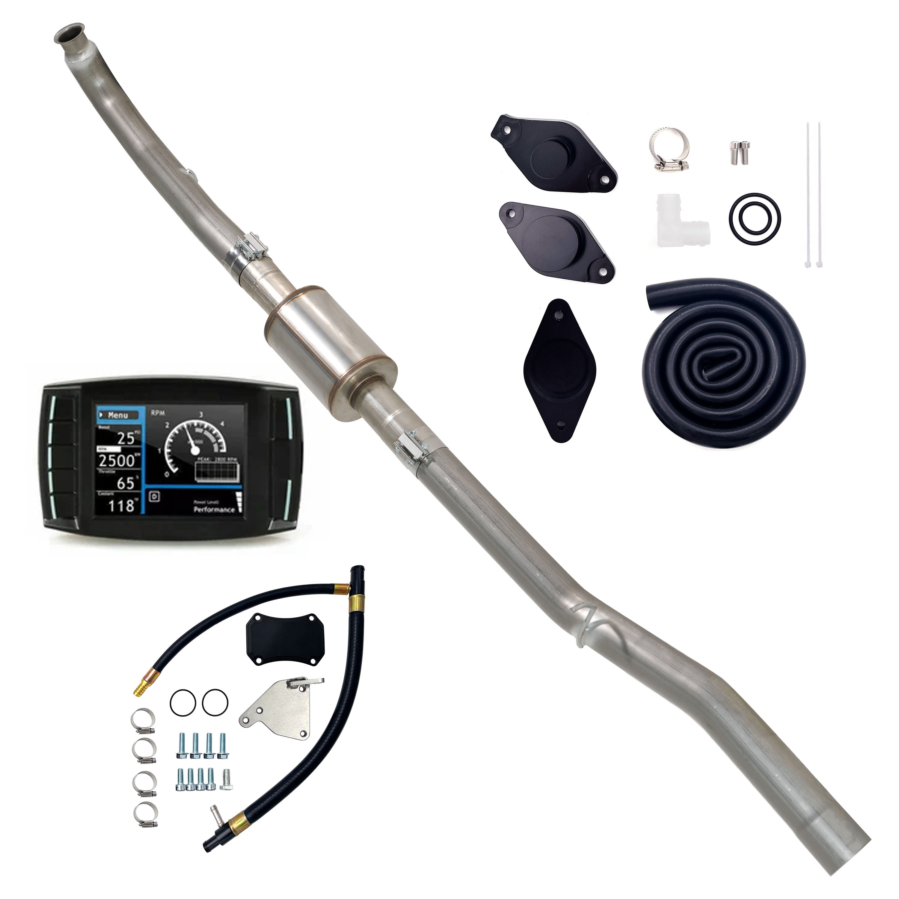 2011-2015.5 6.6L Duramax LML 4" DPF/EGR/DEF/CCV Delete Kit