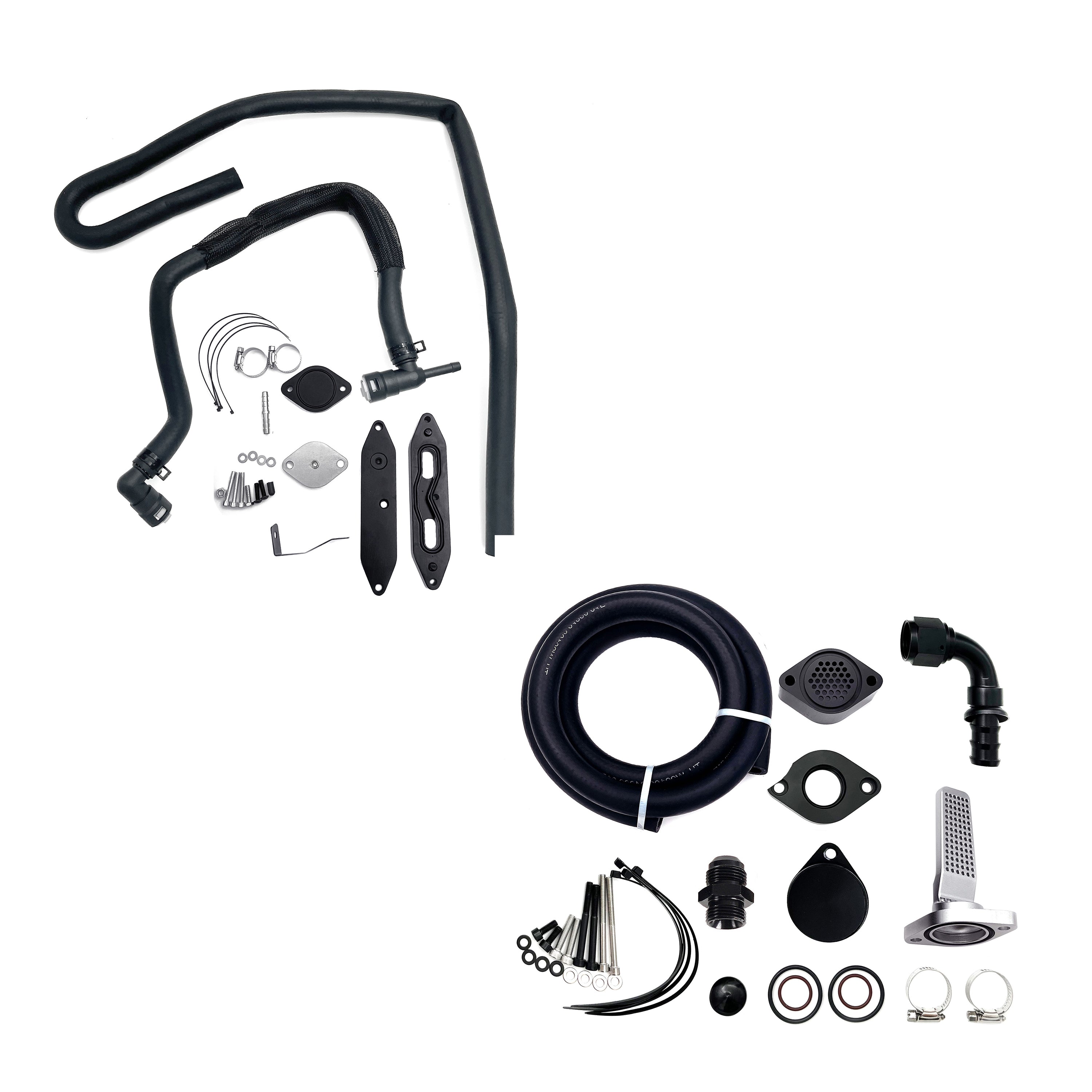 2011-2019 6.7L Powerstroke CCV PCV Reroute Ventilation EGR Delete Kit
