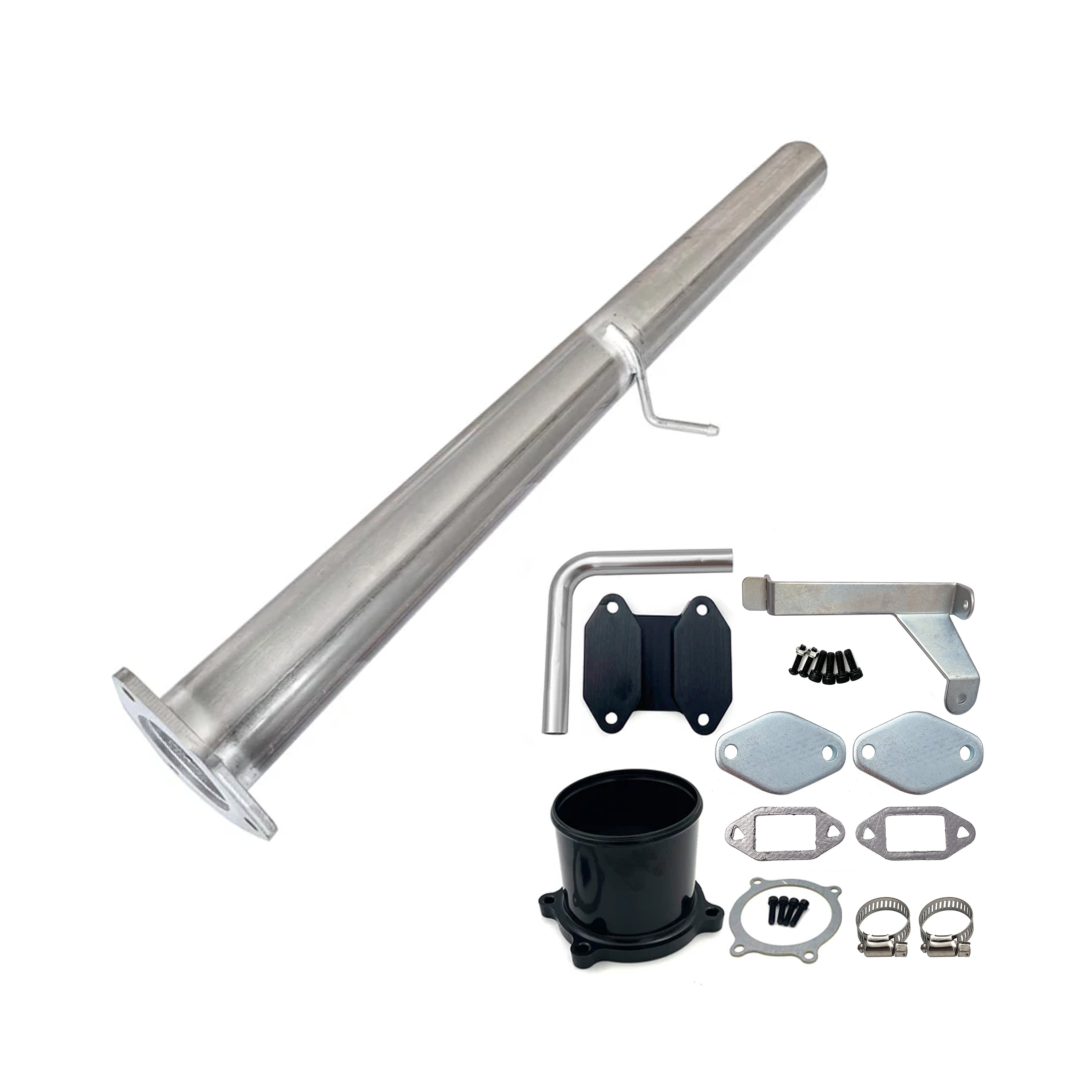 2007-2009 6.7L Ram 4" DPF Race Pipe & EGR cooler Delete Kit