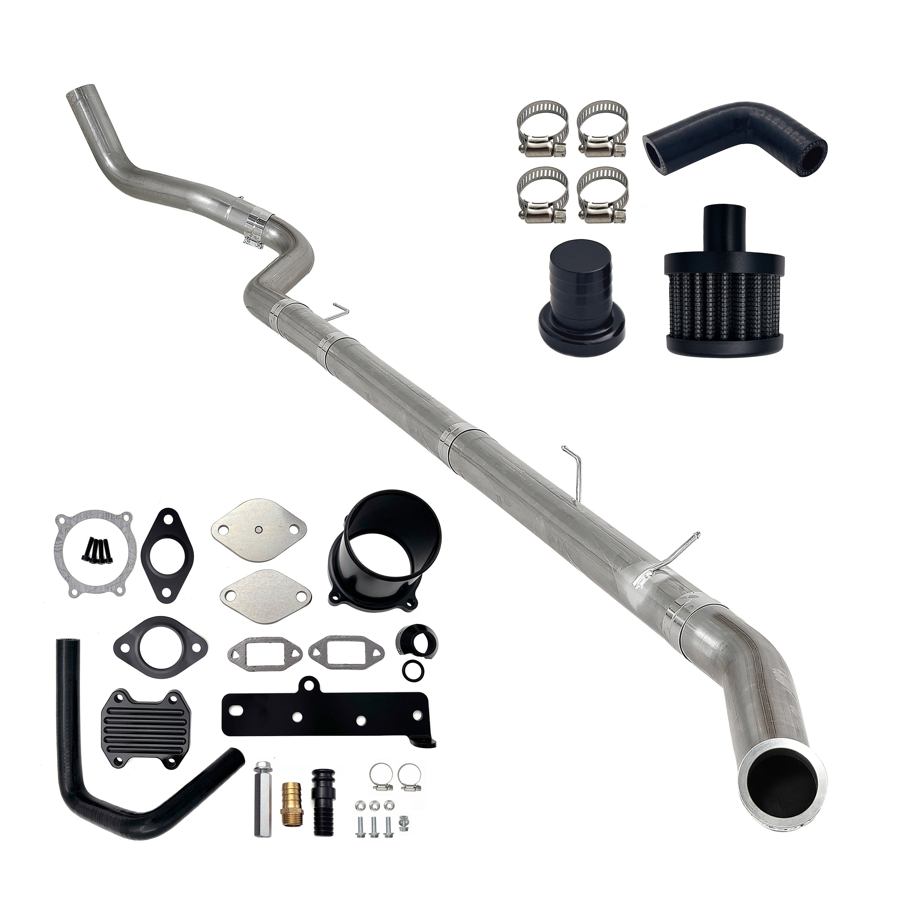 2013-2018 6.7L Ram 5" Turbo Back DPF/CCV/EGR Cooler Delete Kit