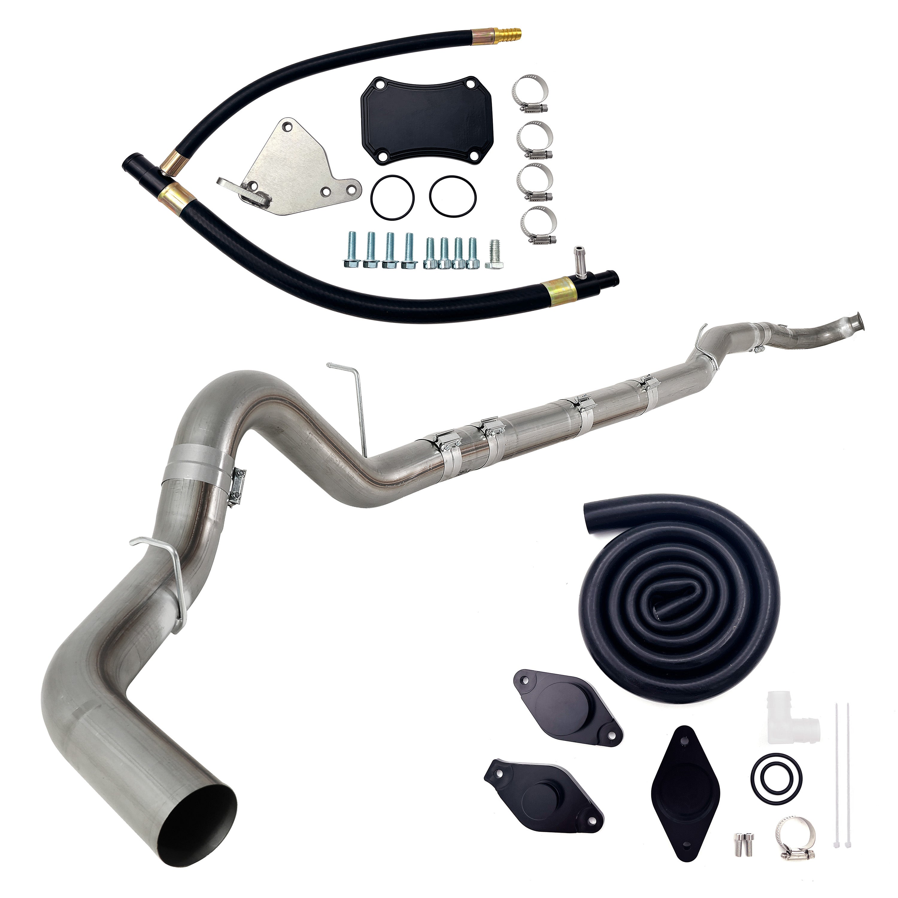 2011-2015 6.6L Duramax LML 5" DP-Back DPF delete Pipe & EGR Cooler Delete Kit