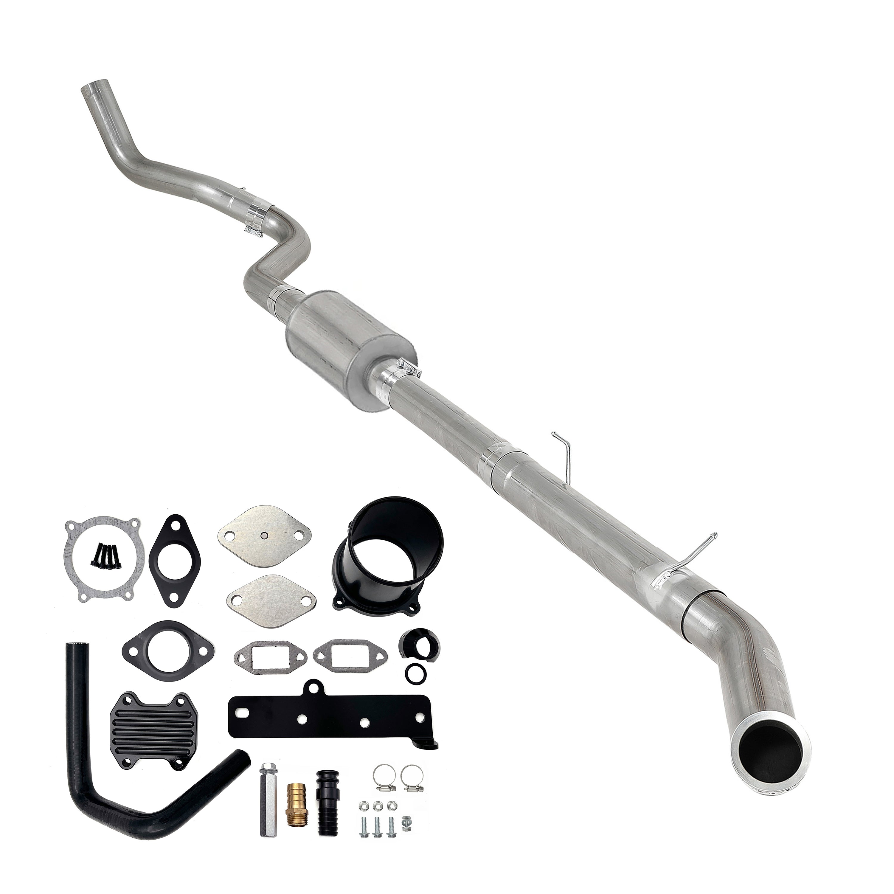 2013-2018 6.7L Ram 5" Turbo Back DPF Delete Pipe & EGR Cooler Delete Kit