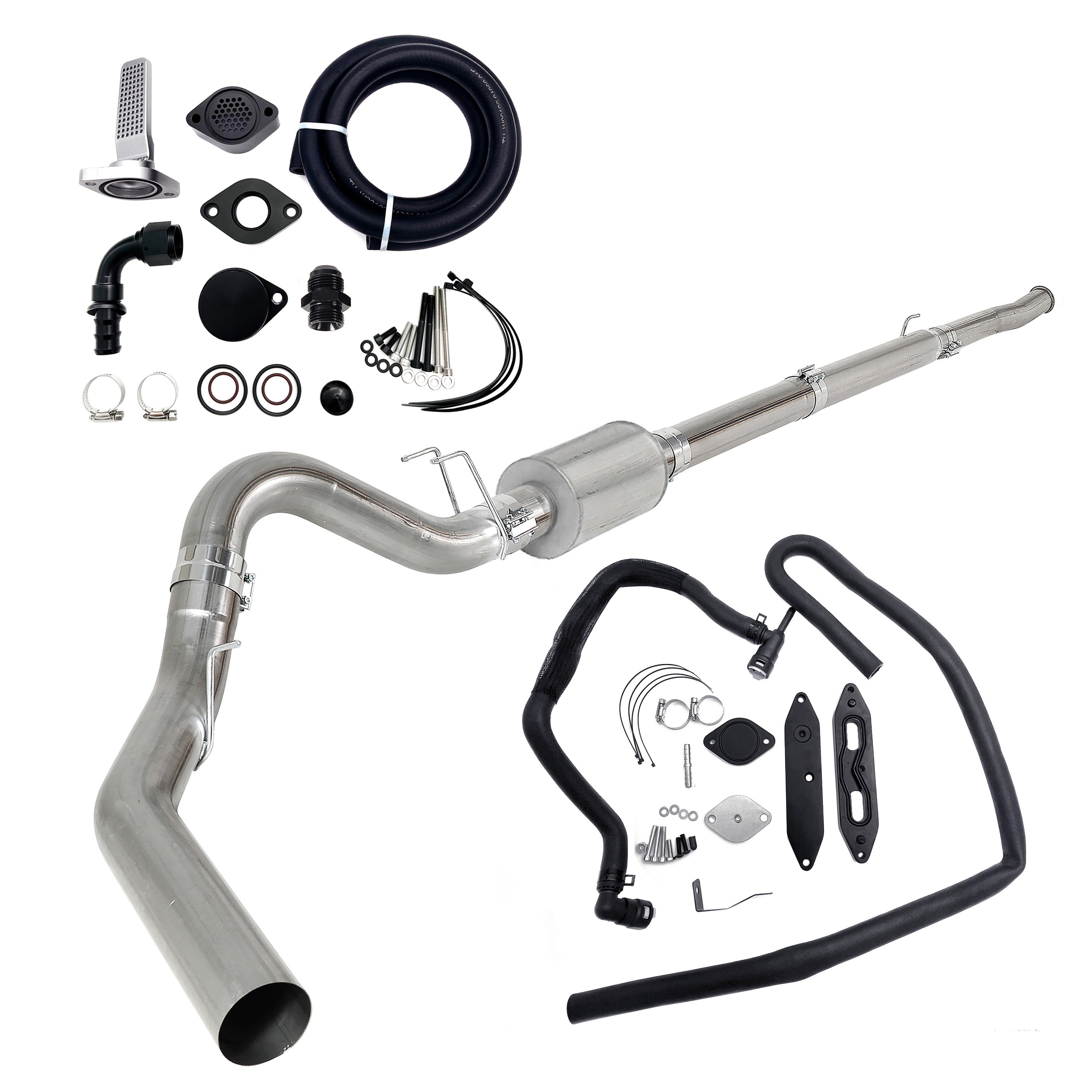 2011-2019 6.7L Powerstroke 5" DP-Back & CCV Reroute EGR Delete Kit