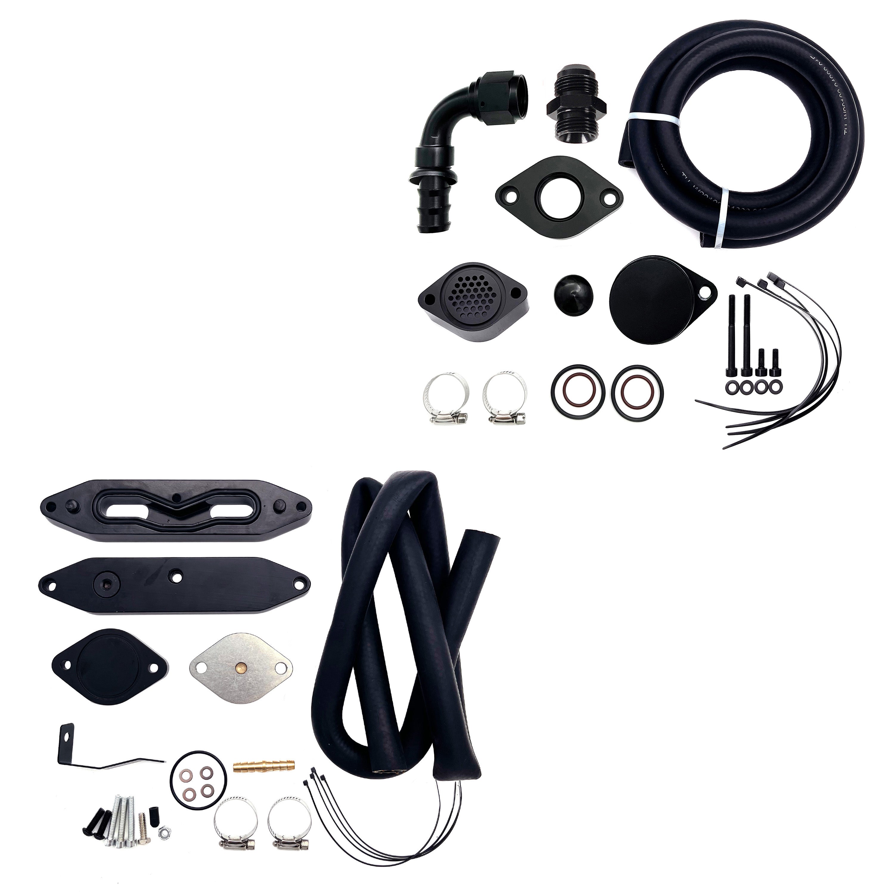 2011-2023 6.7L Ford Powerstroke CCV Reroute Ventilation EGR Delete Kit