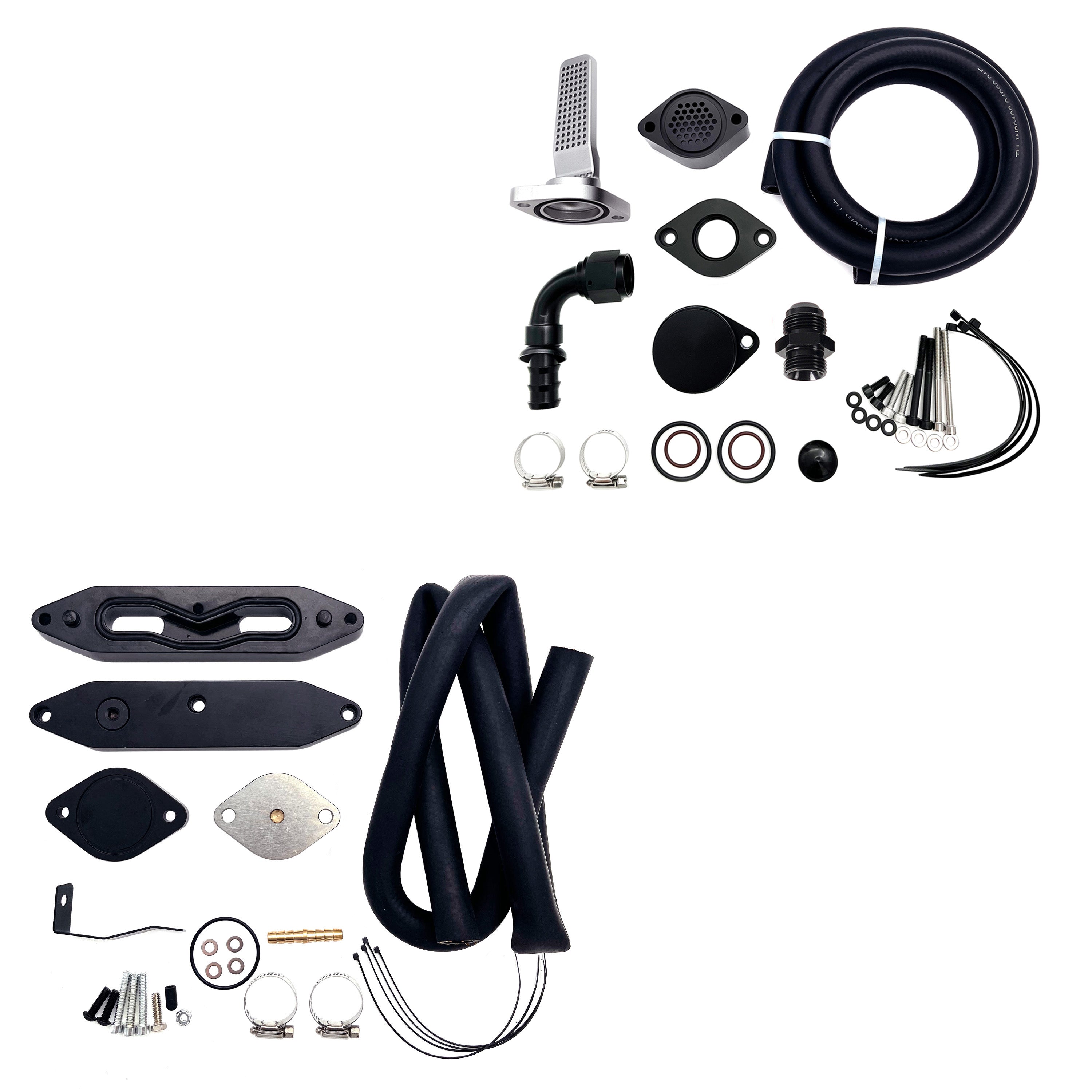 2011-2023 6.7L Ford Powerstroke CCV Reroute Ventilation EGR Delete Kit