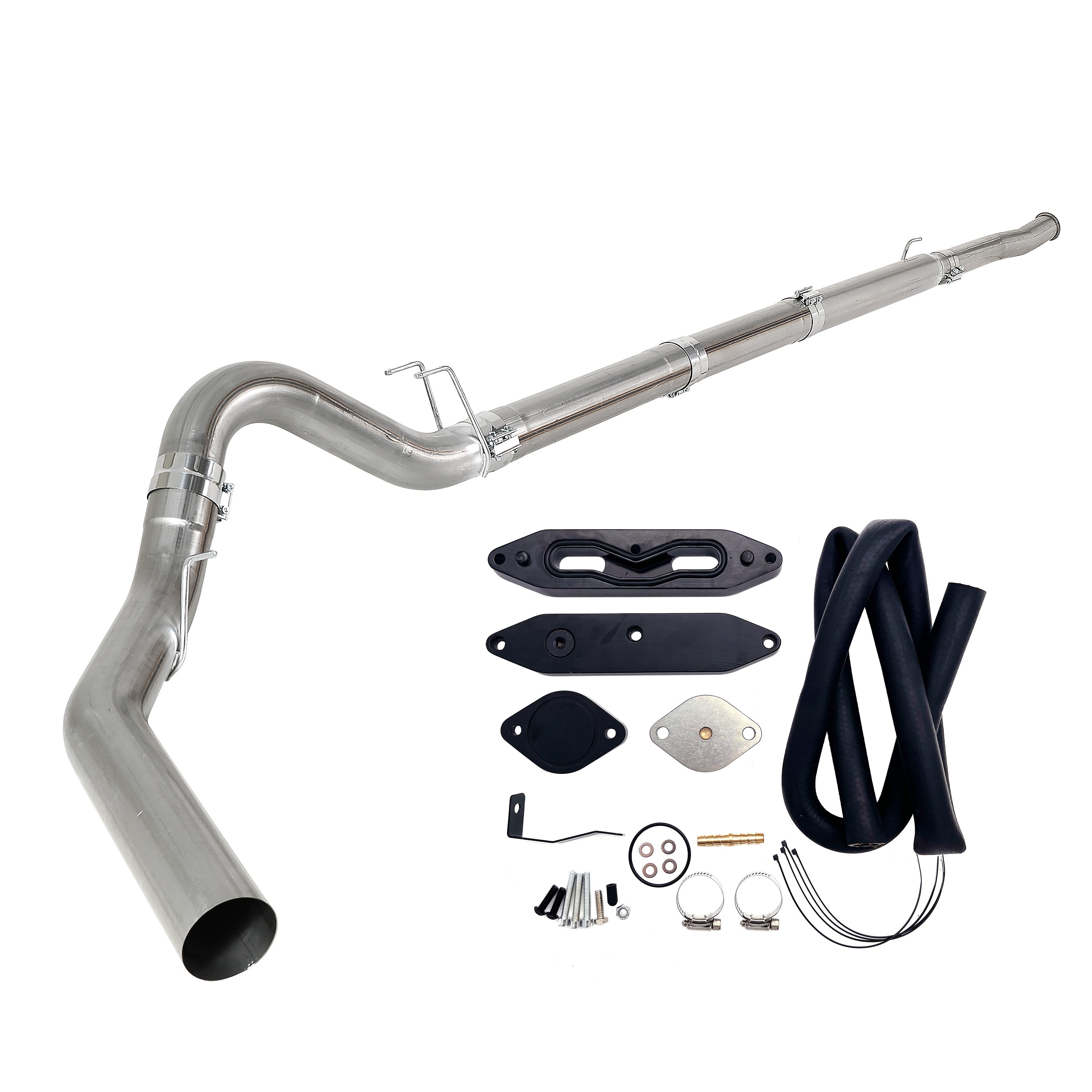 2011-2022 6.7L Ford Powerstroke 4"/5" Dp-Back DPF Delete Pipe & EGR Delete