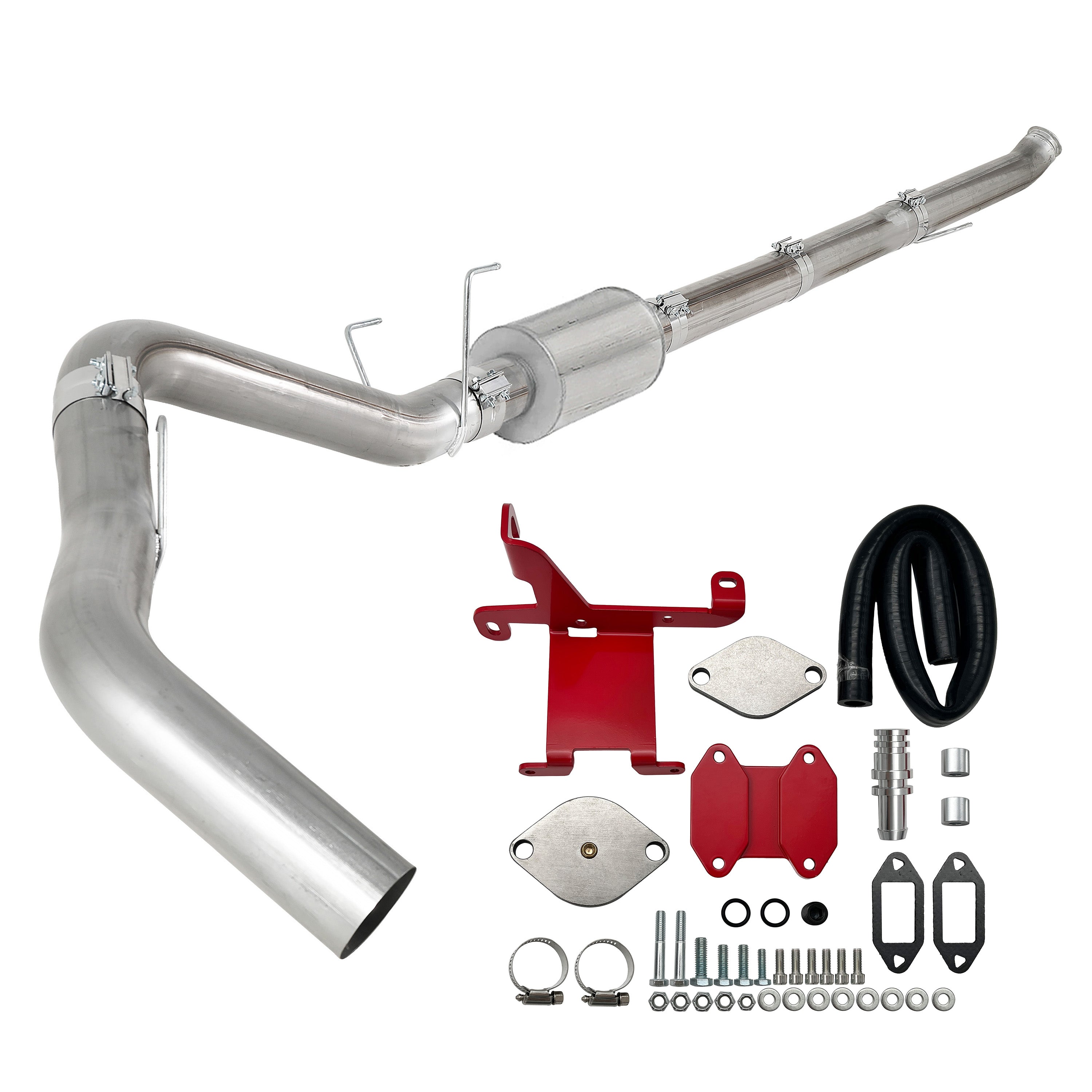 2019-2024 6.7L Ram 4"/5" DPF Delete Dp-Back pipe & EGR Delete Kit