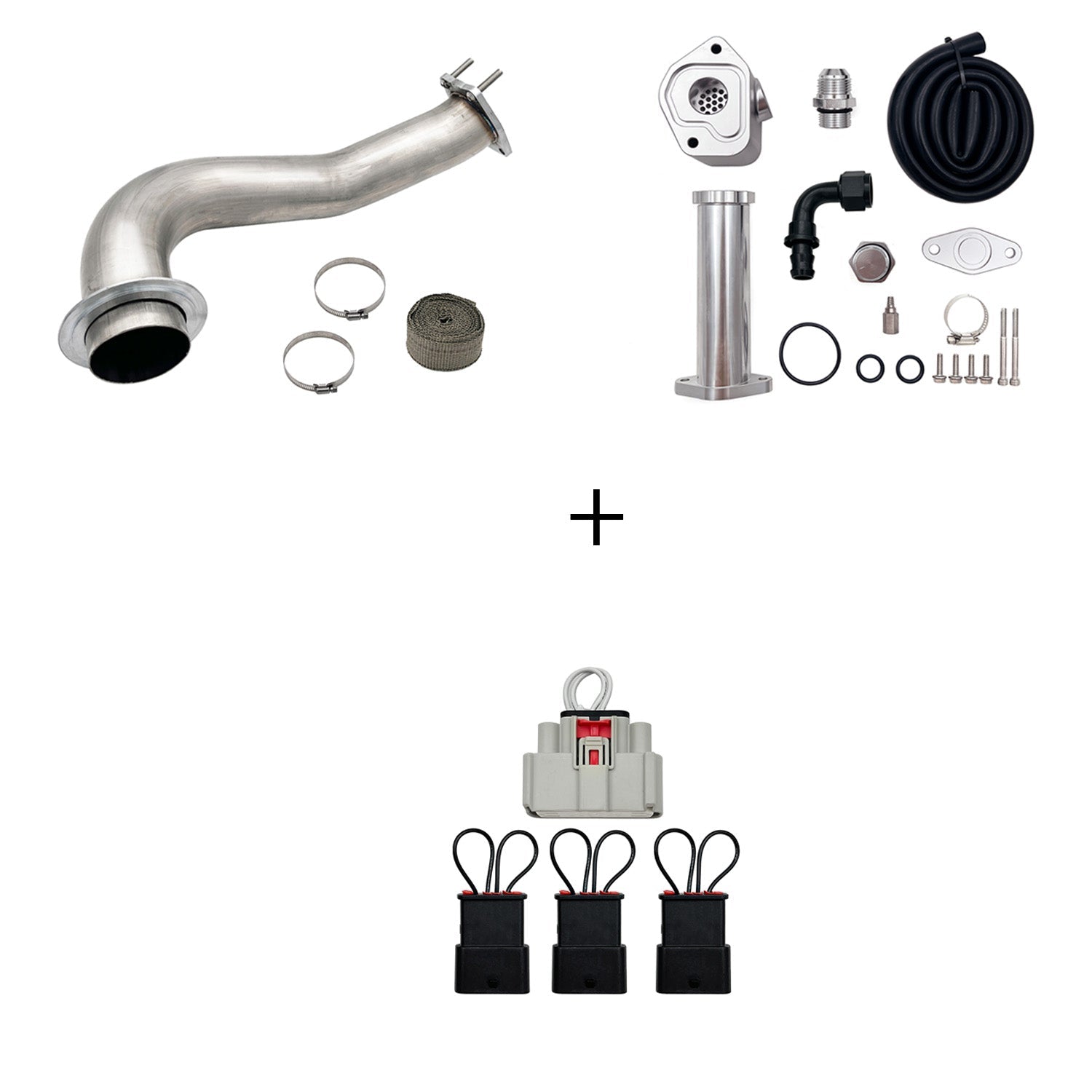 2017-2023 6.6L Duramax L5P DPF/CCV/EGR Delete & Downpipe w/Can Bus kit