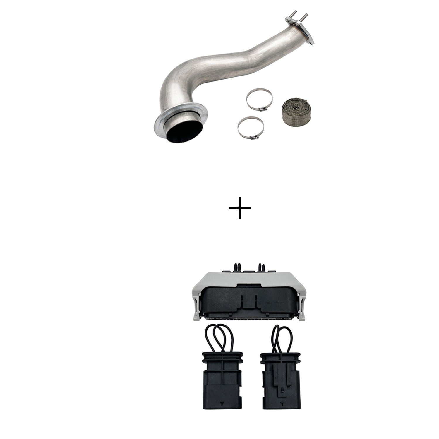 2017-2023 6.6L Duramax L5P DPF/CCV/EGR Delete & Downpipe w/Can Bus kit
