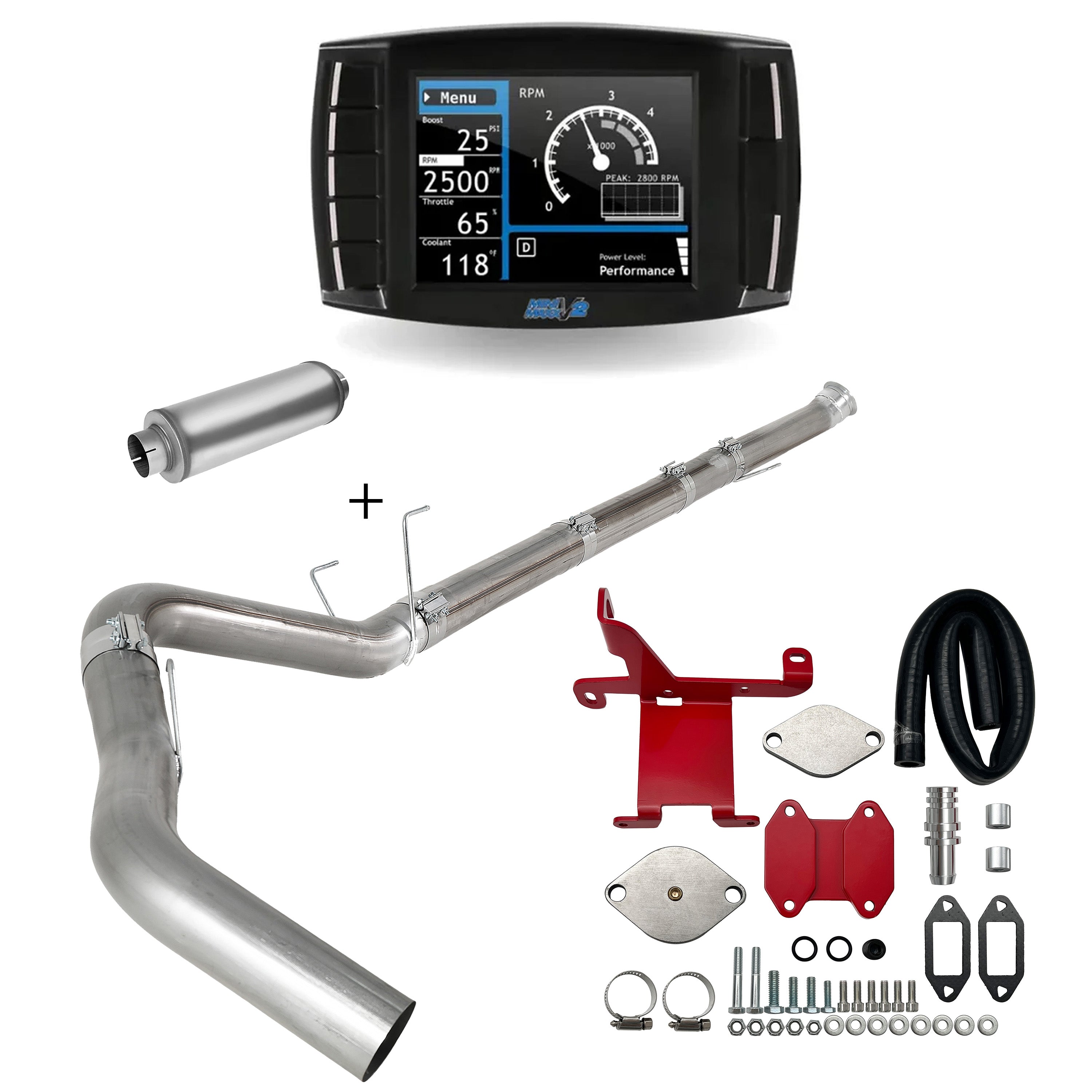 2019-2021 6.7L Ram 4"/5" DPF/EGR/DEF Delete All-in-one kit
