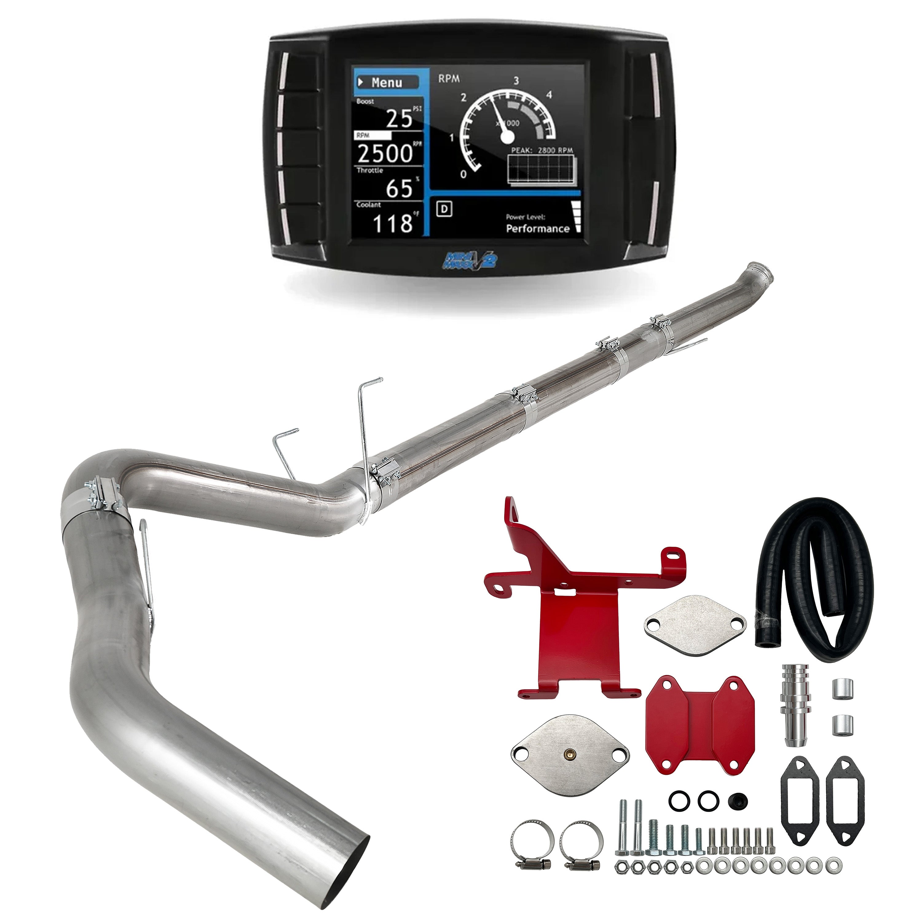 2019-2021 6.7L Ram 4"/5" DPF/EGR/DEF Delete All-in-one kit