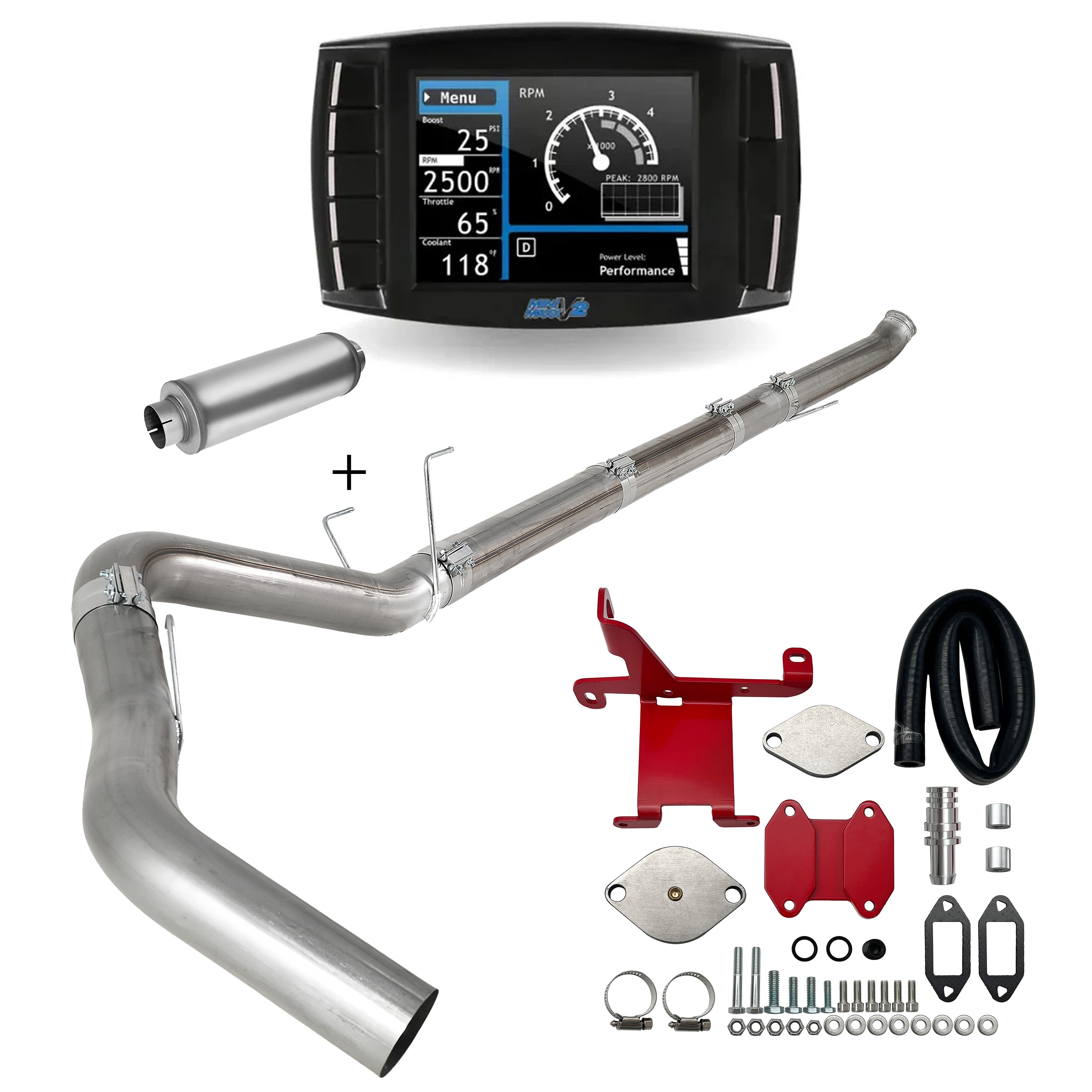 2019-2021 6.7L Ram 4"/5" DPF/EGR/DEF Delete All-in-one kit