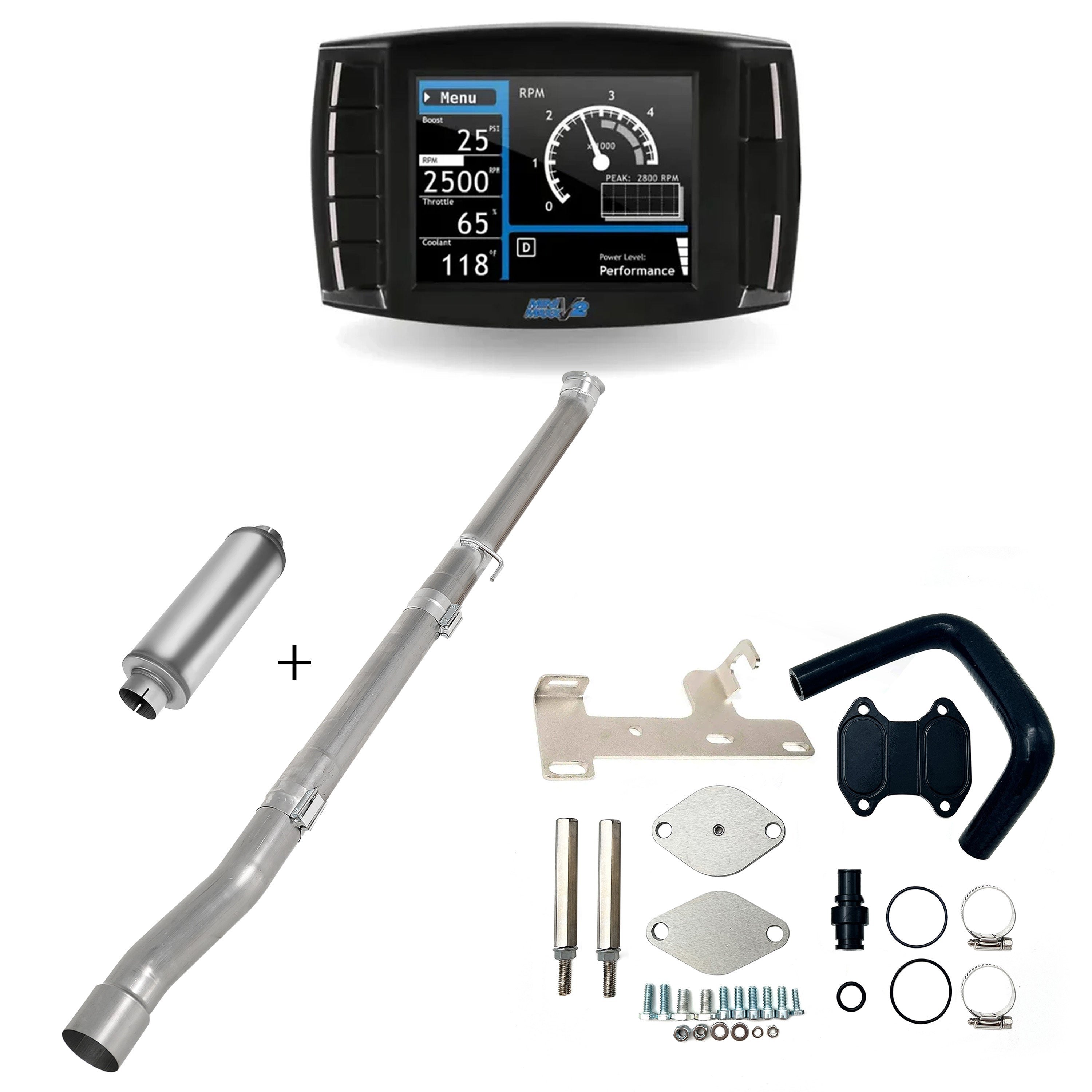 2019-2021 6.7L Ram 4"/5" DPF/EGR/DEF Delete All-in-one kit