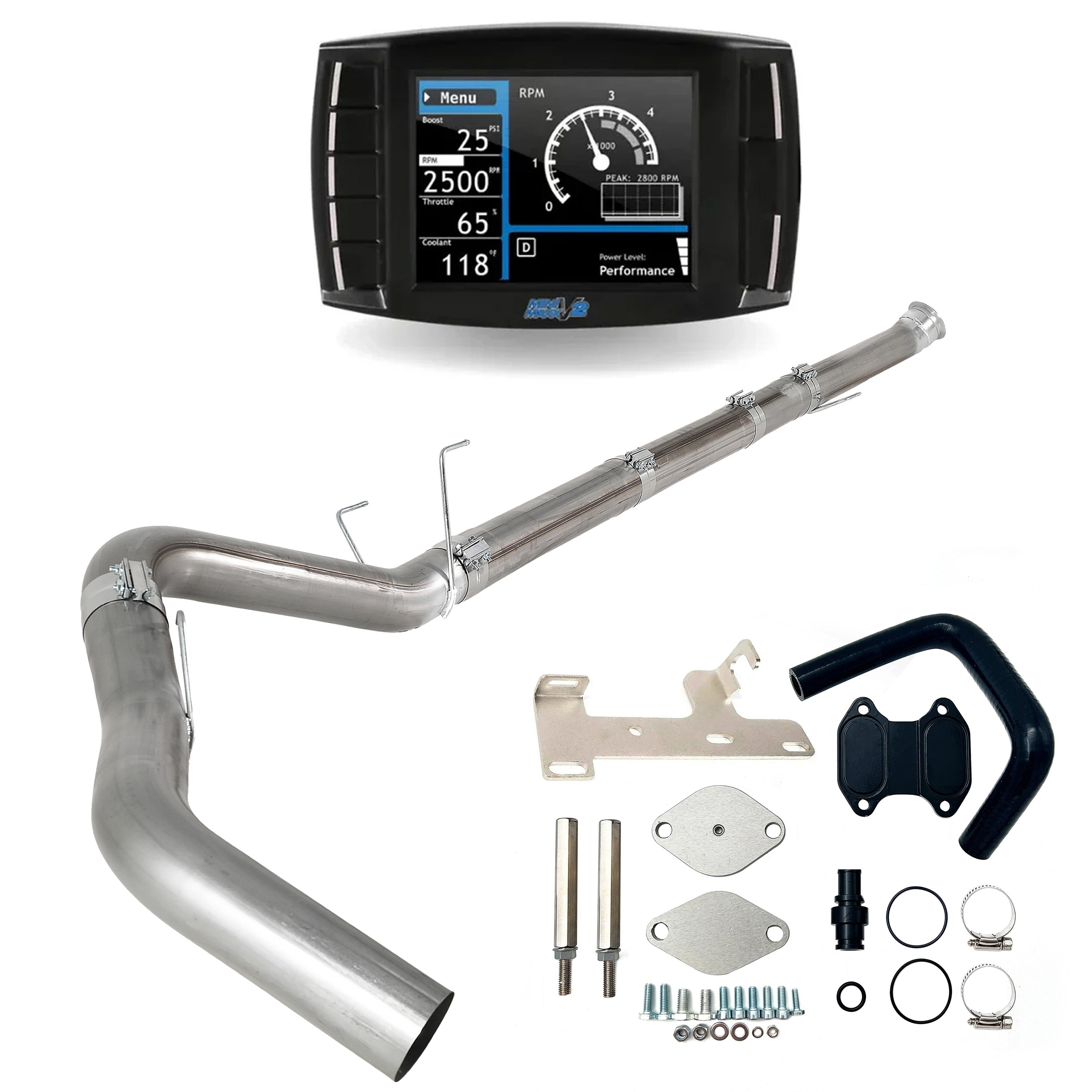 2019-2021 6.7L Ram 4"/5" DPF/EGR/DEF Delete All-in-one kit