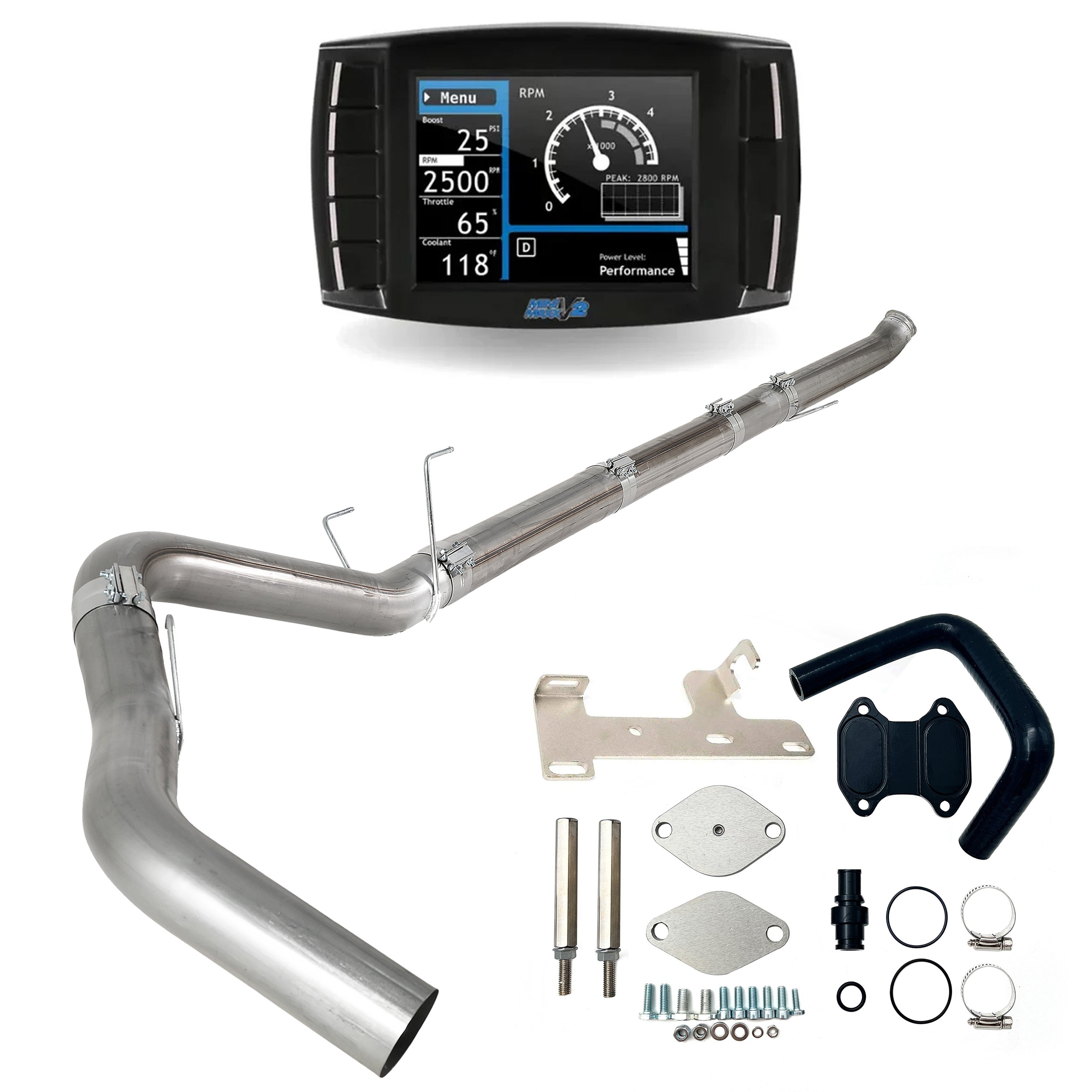 2019-2021 6.7L Ram 4"/5" DPF/EGR/DEF Delete All-in-one kit