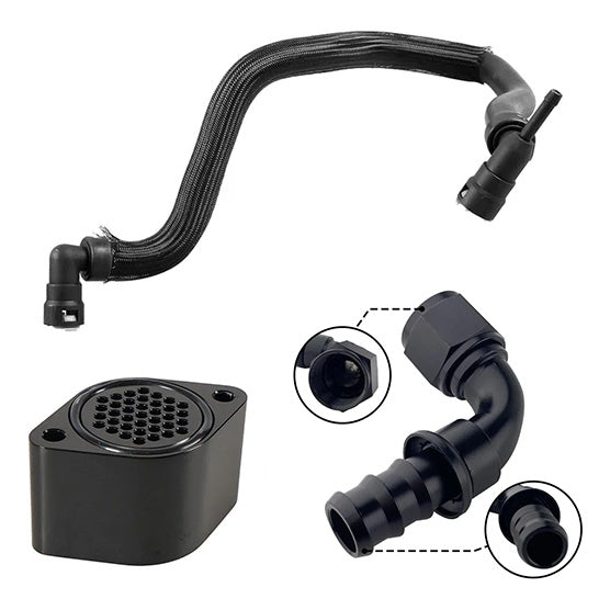 2011-2019 6.7L Powerstroke 4" Exhaust Delete Pipe & CCV/EGR Delete Kit