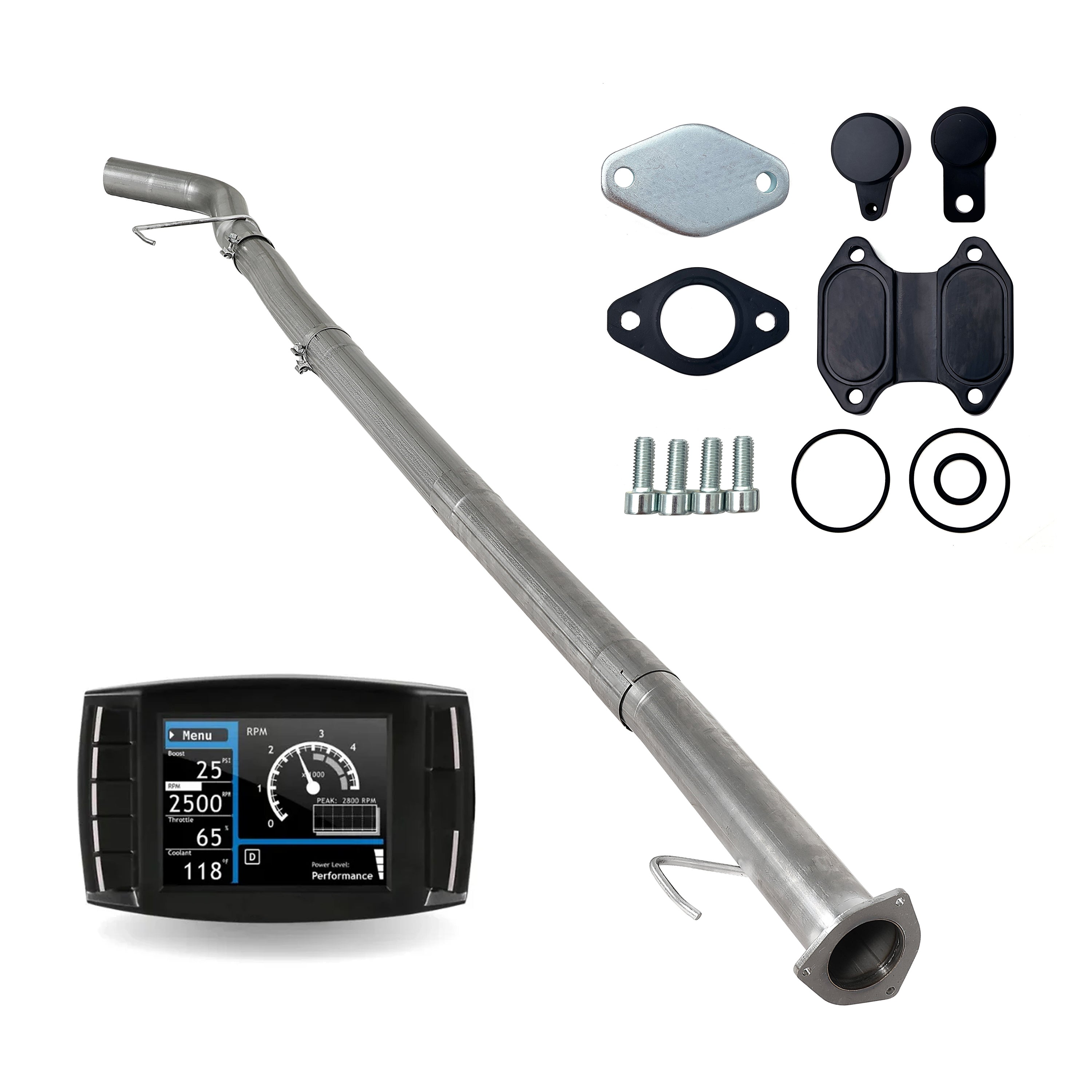 2013-2018 6.7 Ram Cab & Chassis 4" DPF/DEF/EGR Delete Kit