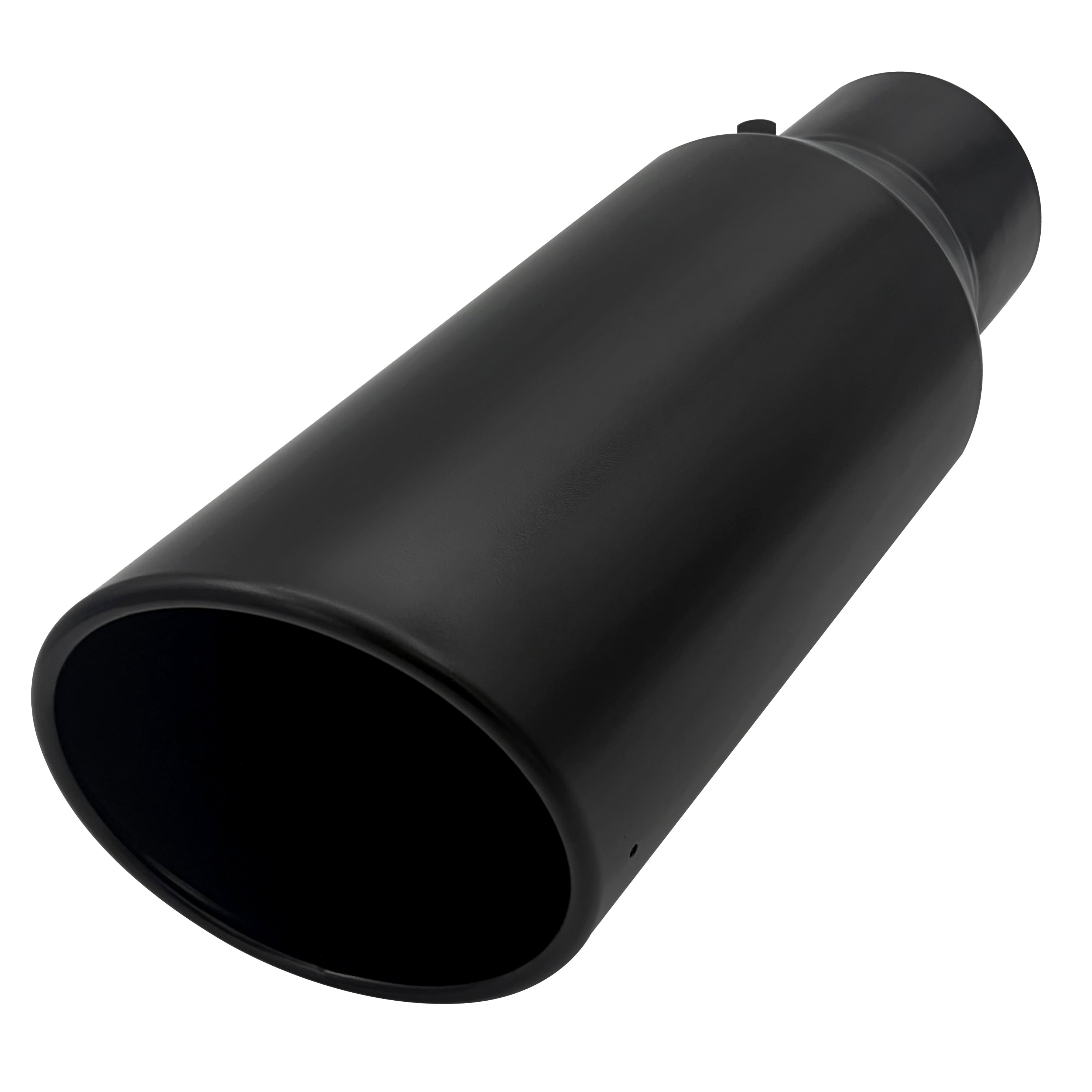 4" Inlet 6" Outlet 15" Length Bolt-On Exhaust Tip Black