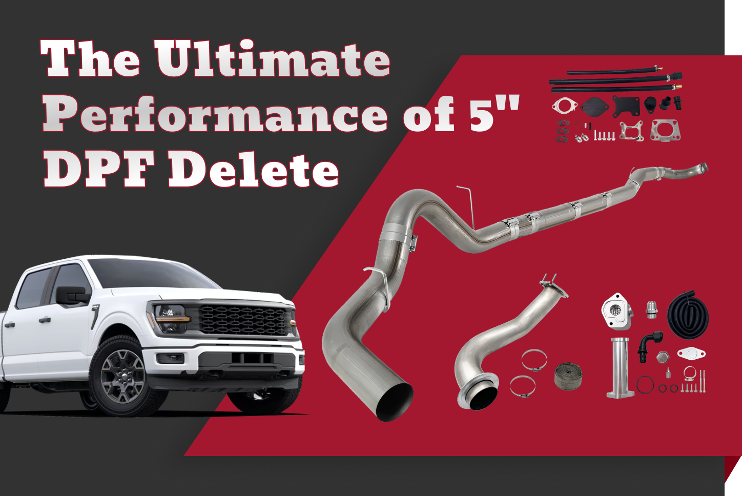 The Ultimate Performance Awakening of 5" DPF Delete: Unleash Truck's True Nature