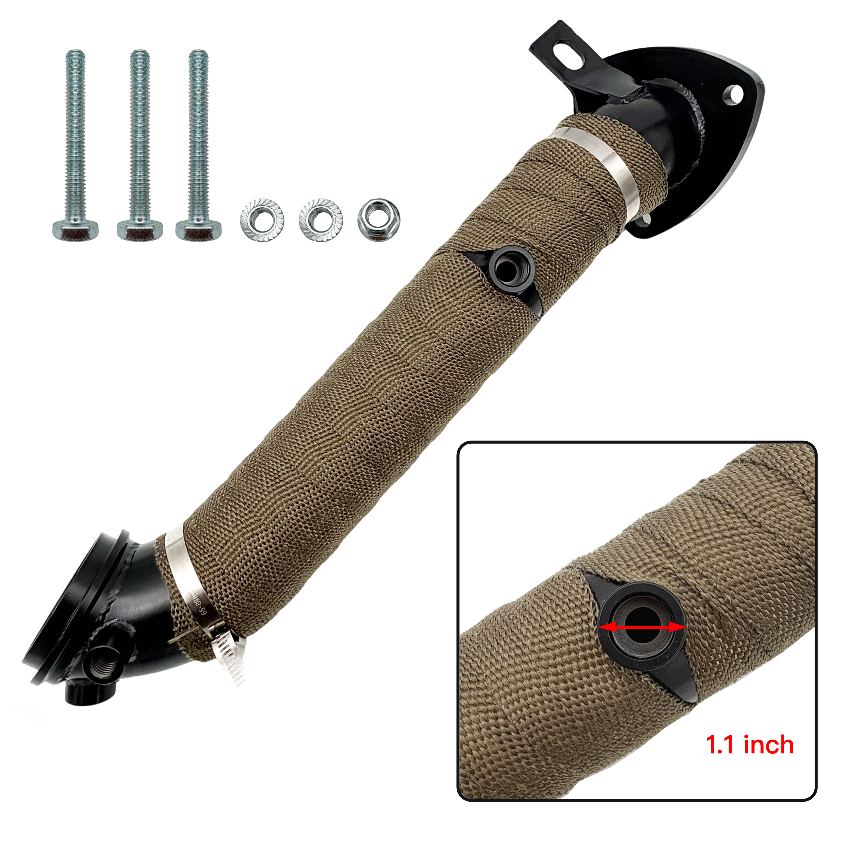 2015-2016 6.6L LML Duramax Diese 3" Downpipe Exhaust