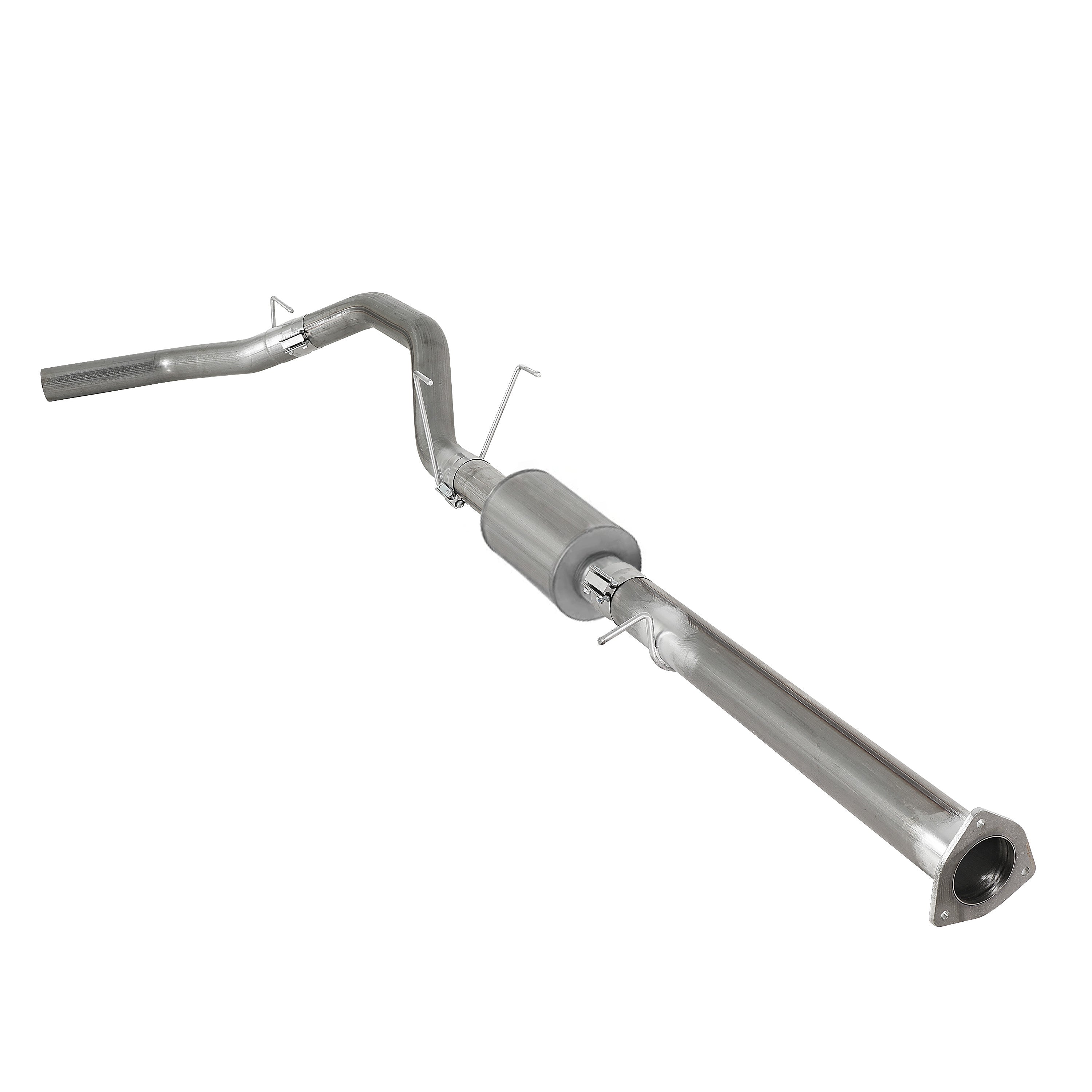 2013-2018 6.7L Ram 4" Downpipe back DPF Delete Pipe (With Muffler)