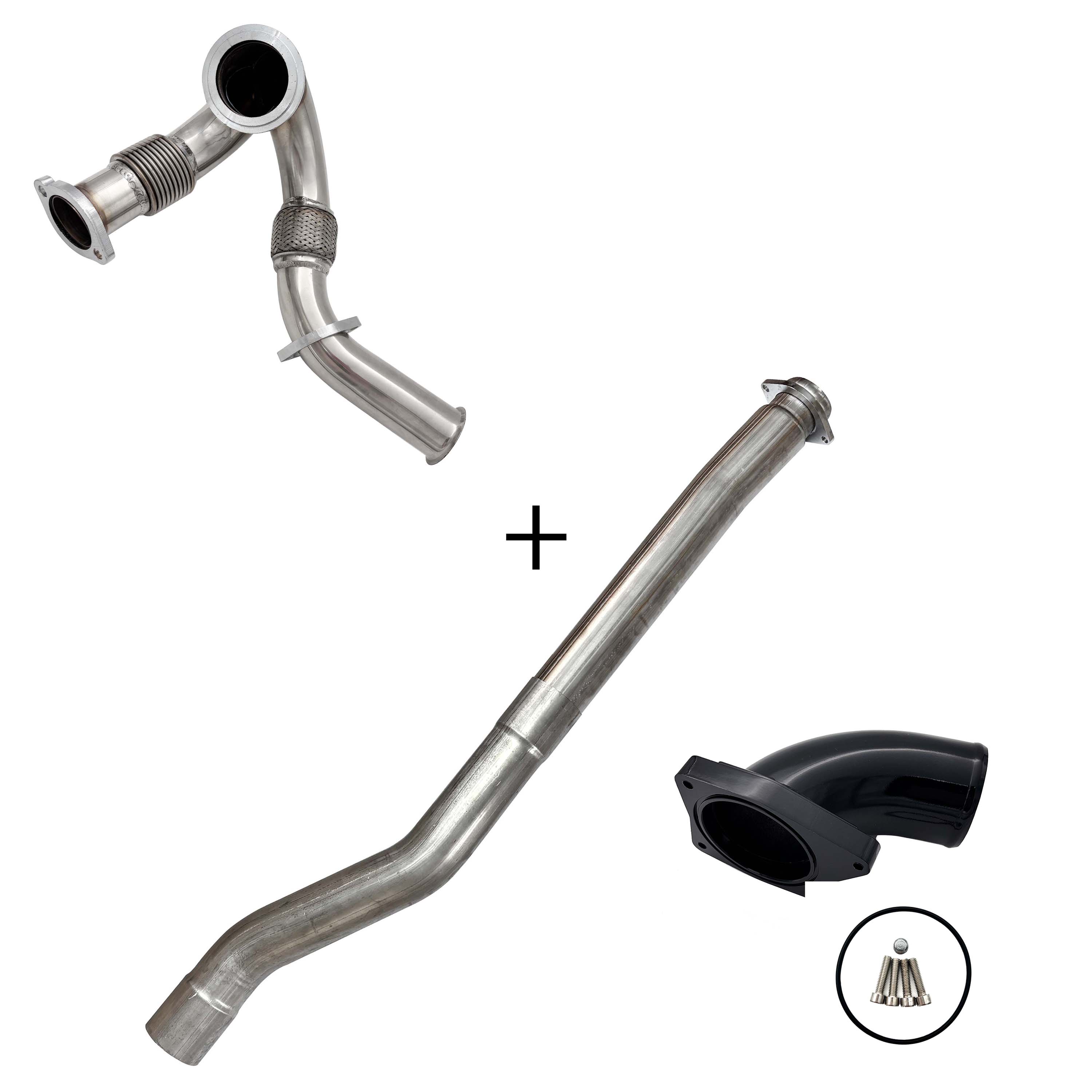 2003-2007 6.0L Ford Powerstroke Cat & Muffler/EGR/CCV/Up-Pipe Upgrade Kit