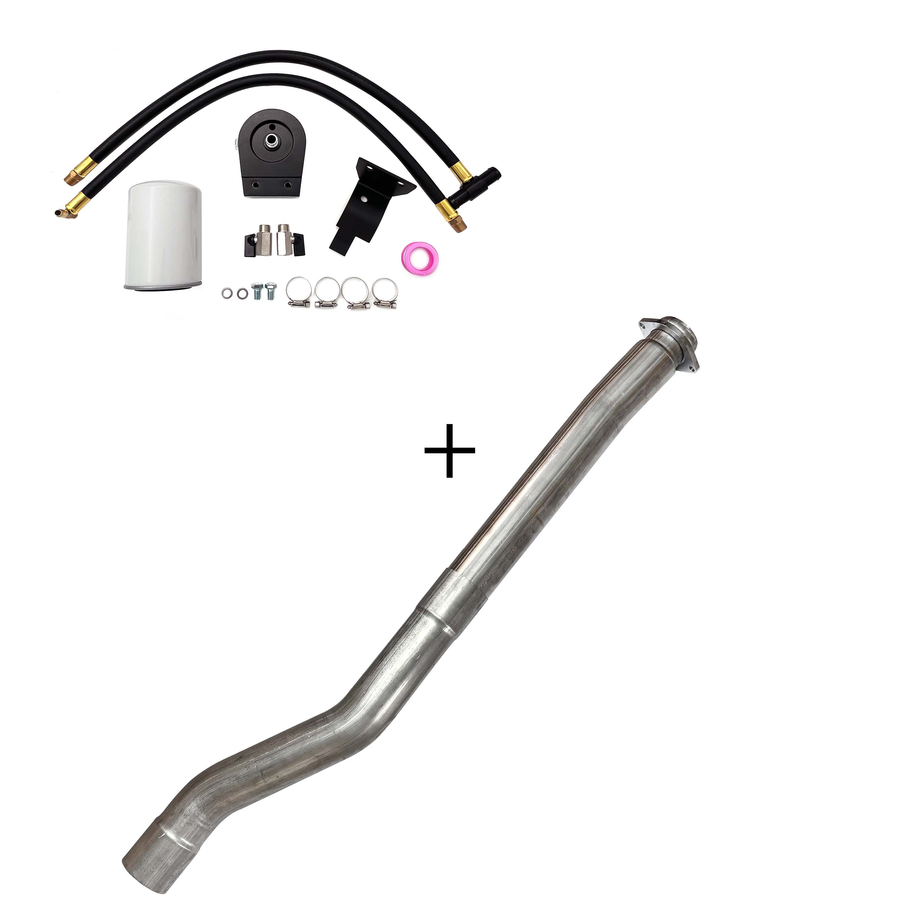 2003-2007 6.0L Ford Powerstroke Cat & Muffler/EGR/CCV/Up-Pipe Upgrade Kit