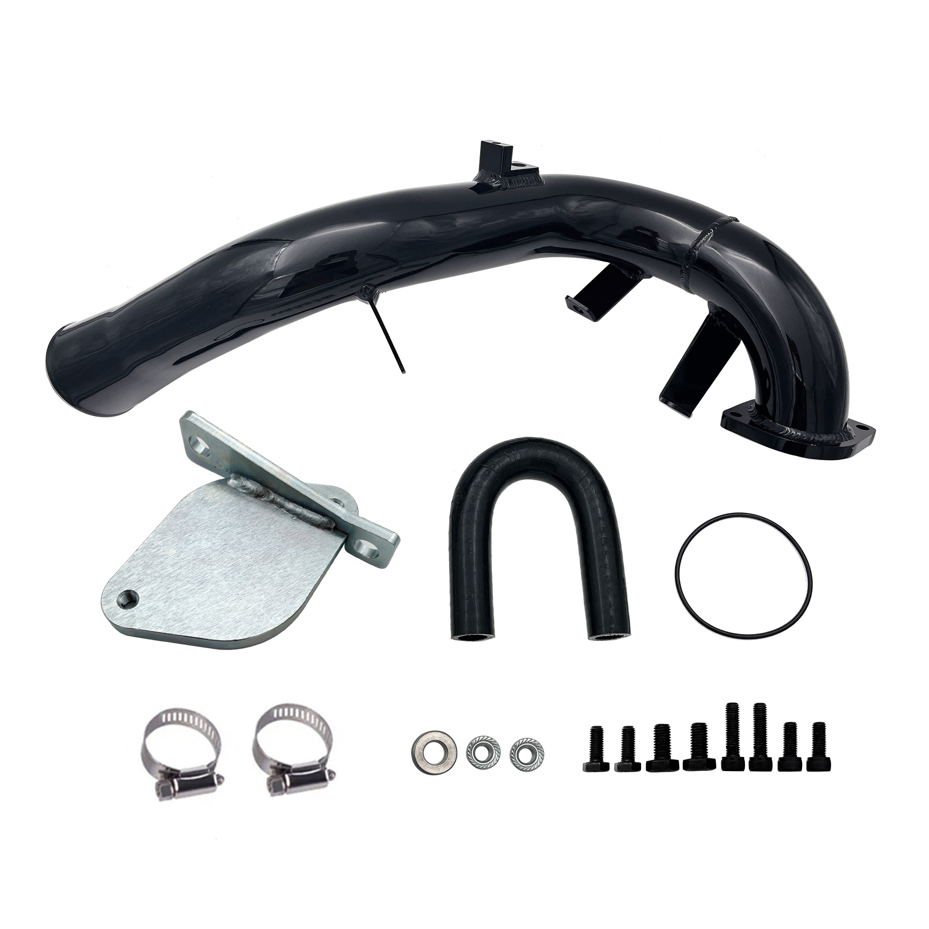 2007-2010 6.6L Duramax LMM EGR Delete Kit High Flow Intake Elbow Pipe Tube